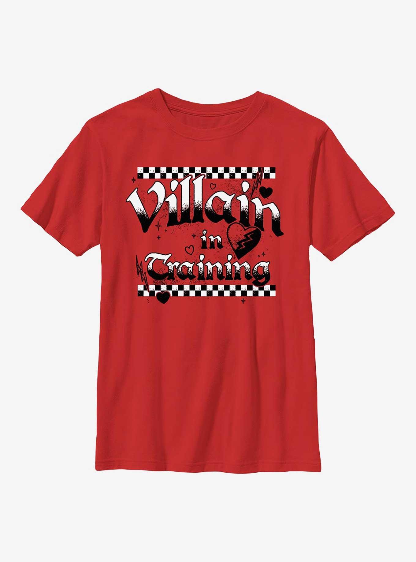 Descendants Villain Punk Youth T-Shirt, RED, hi-res