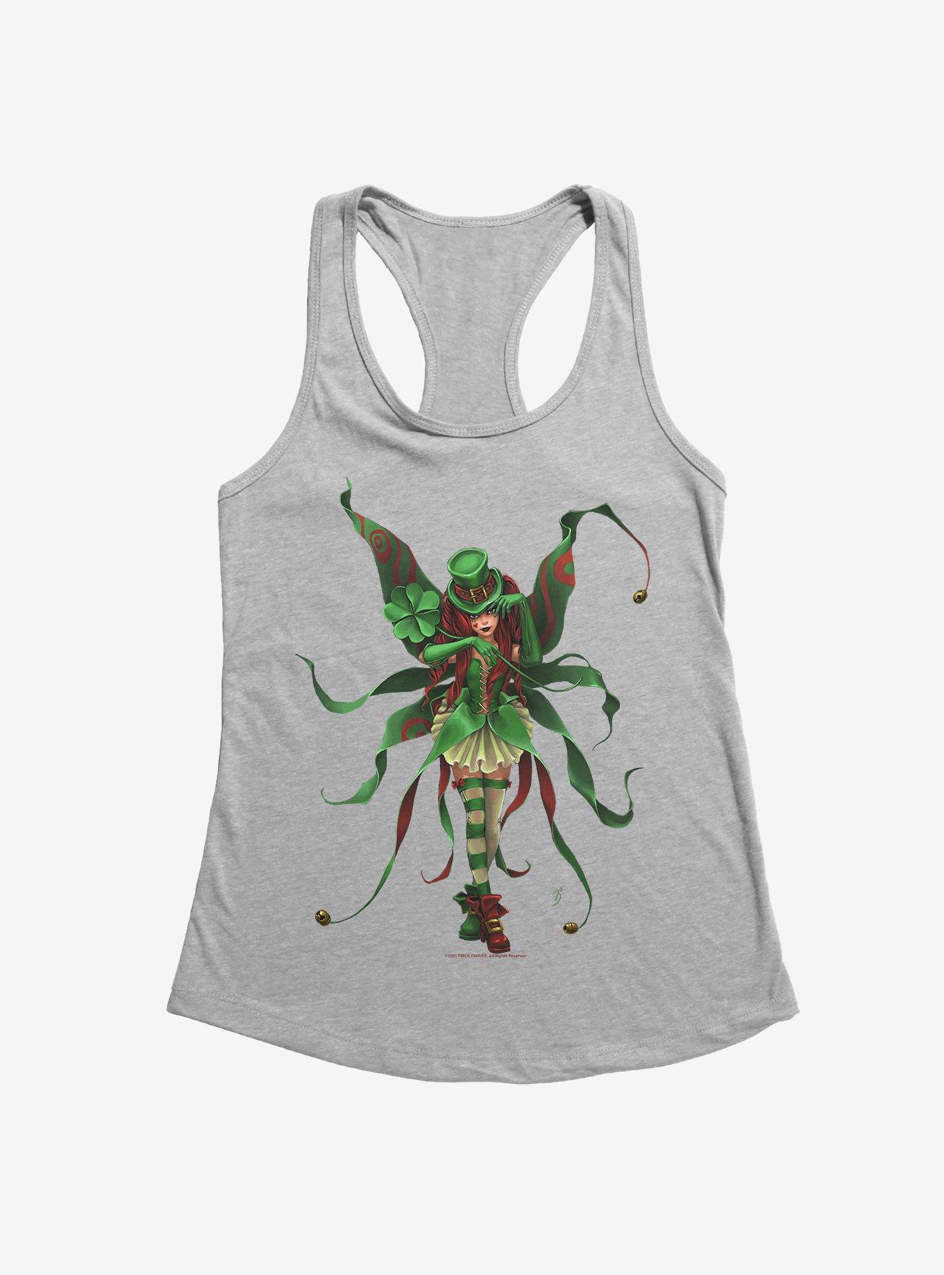 Fairies By Trick Clover Magic Fairy Girls Tank, HEATHER, hi-res
