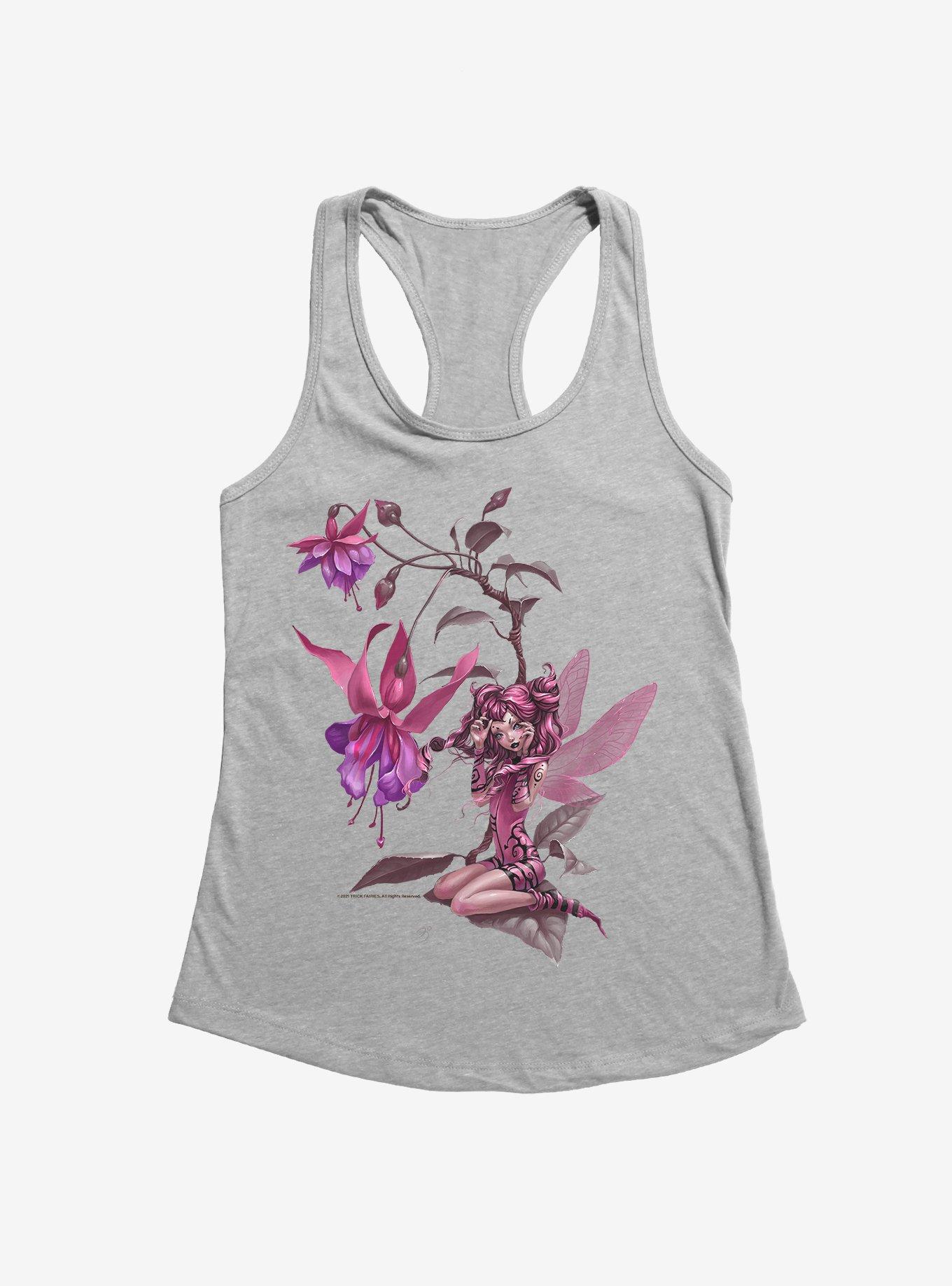 Fairies By Trick Purple Flower Fairy Girls Tank