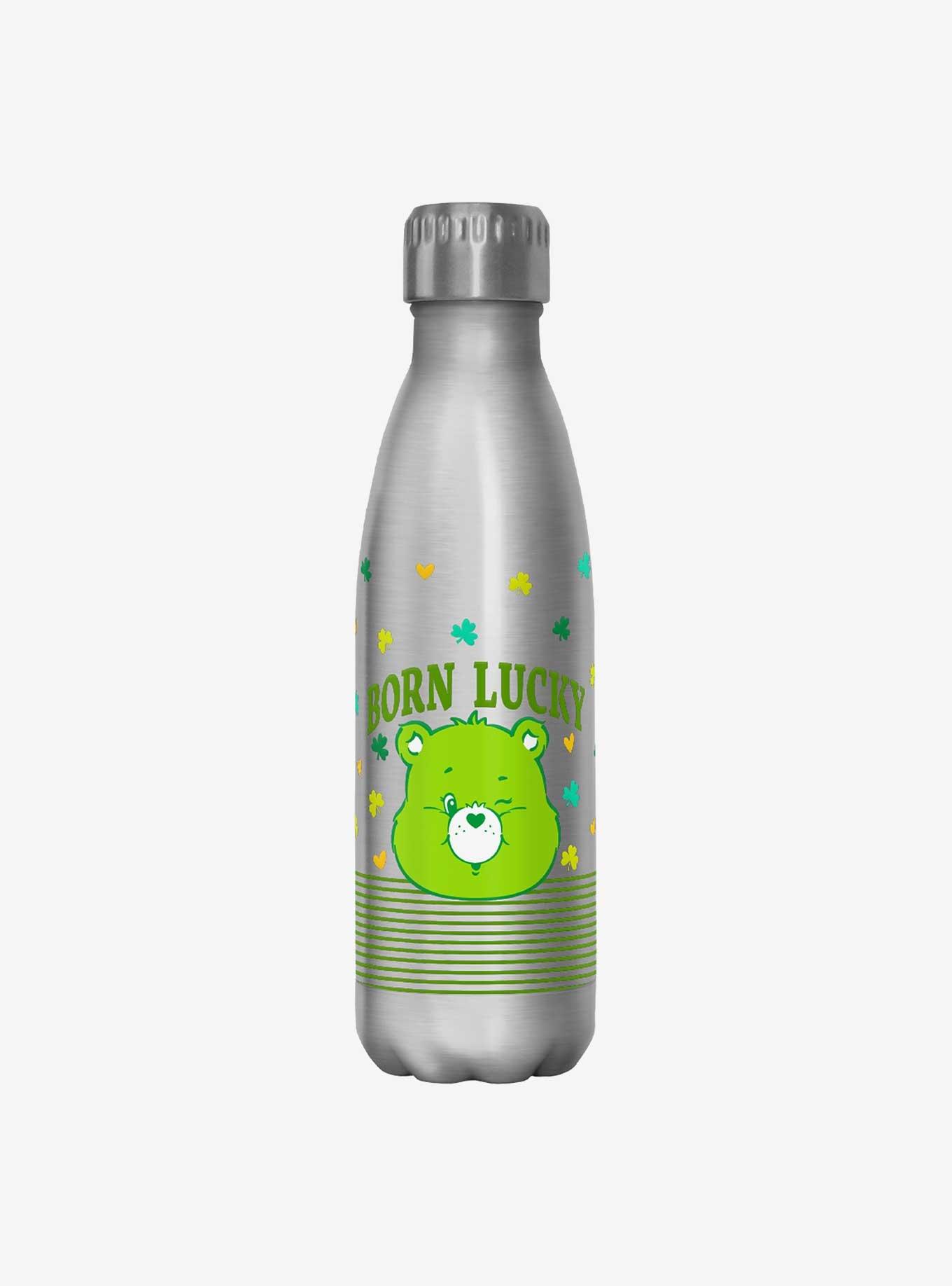 Care Bears Born Lucky Bear Head Water Bottle, , hi-res