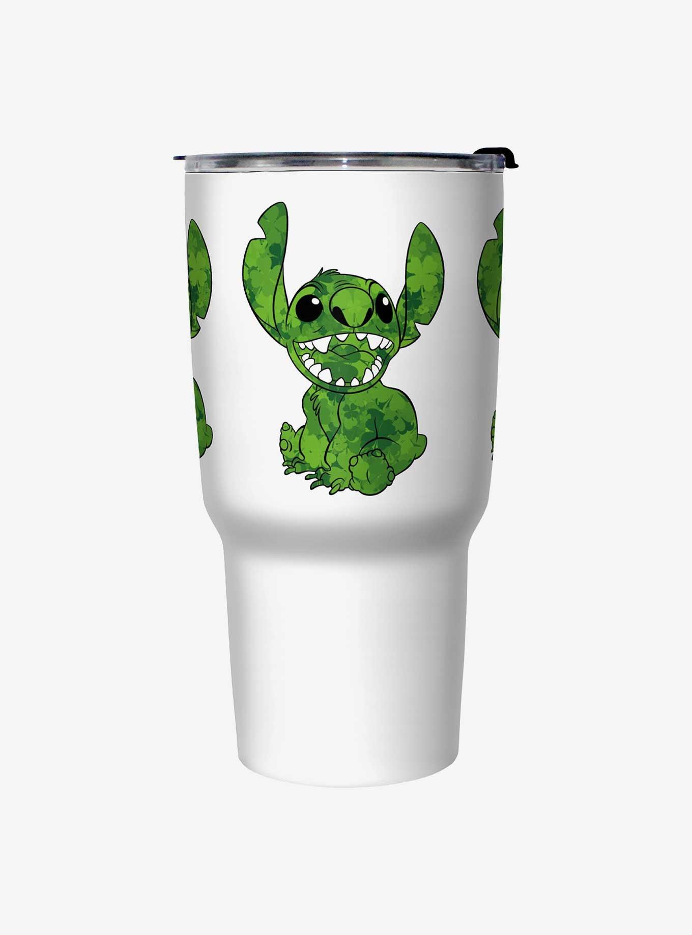 Disney Lilo & Stitch Stitch Clover Fill Travel Mug, , hi-res