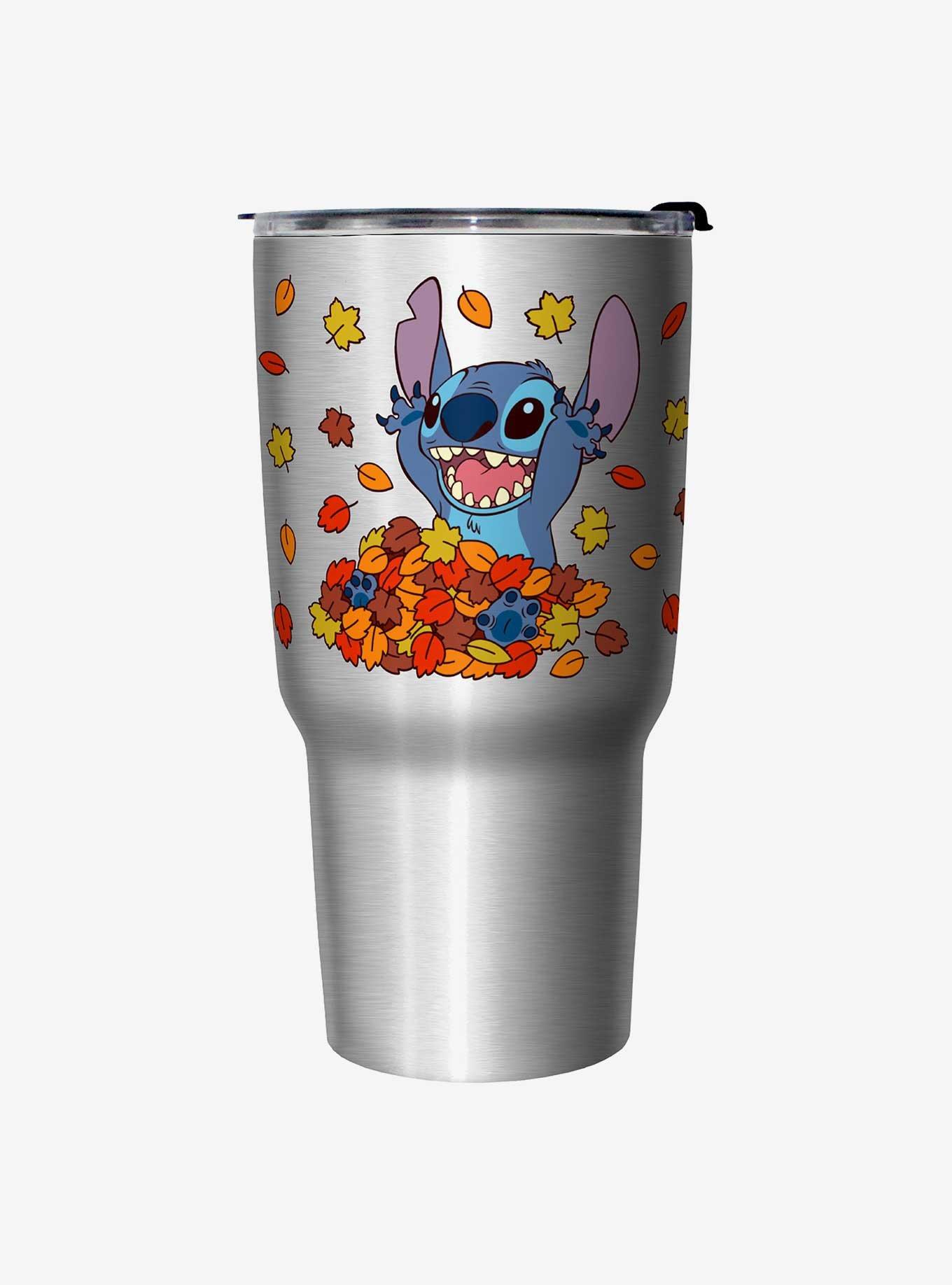 Disney Lilo & Stitch Autumn Leaf Pile Travel Mug, , hi-res