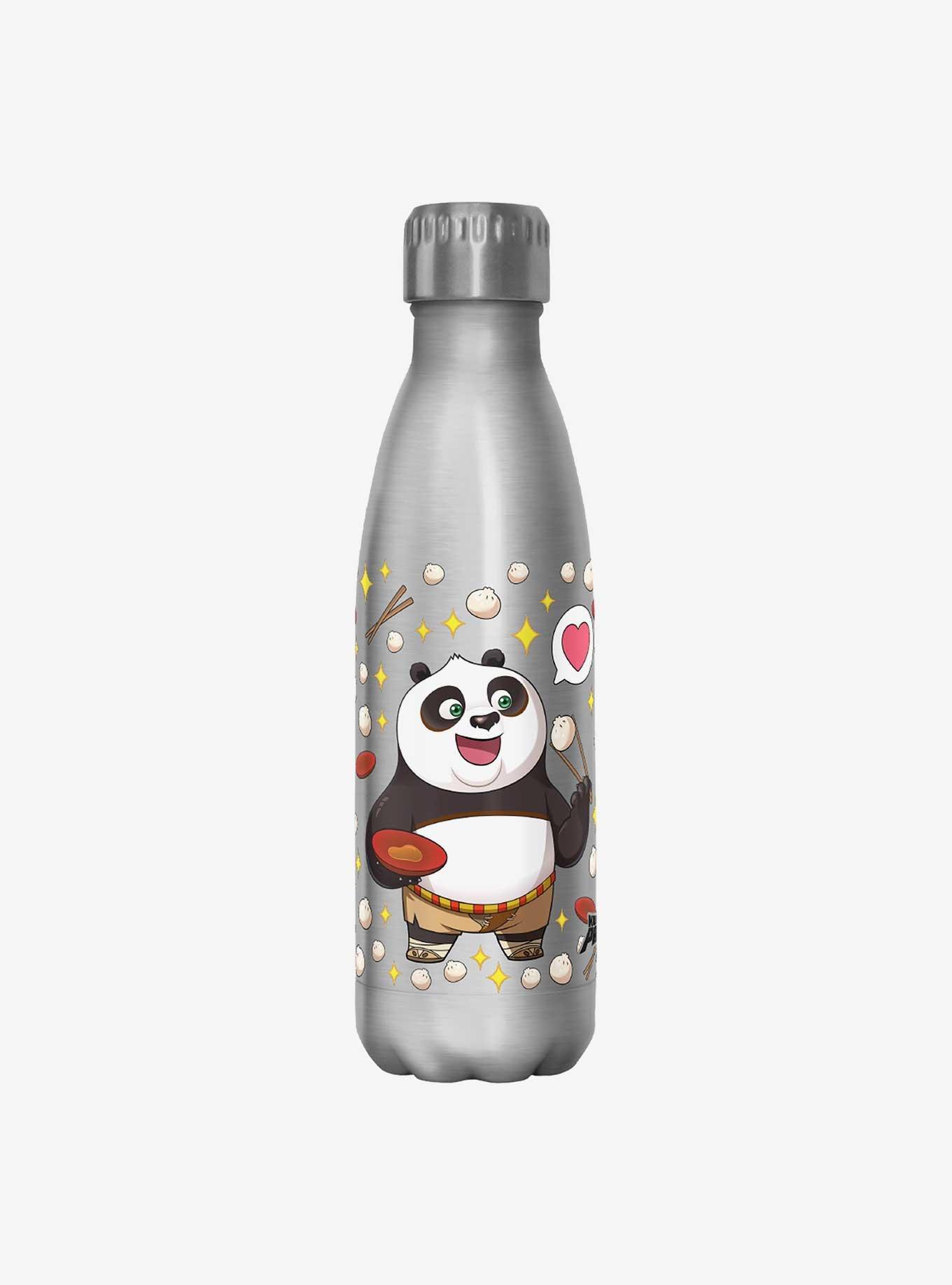 Kung Fu Panda Po And Dumplings Water Bottle, , hi-res