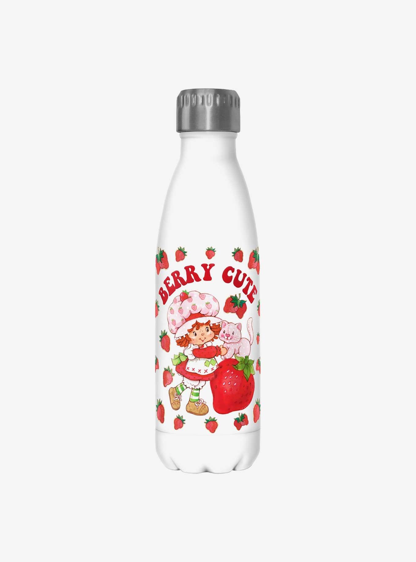 Strawberry Shortcake Berry Cute Retro Arch Water Bottle, , hi-res