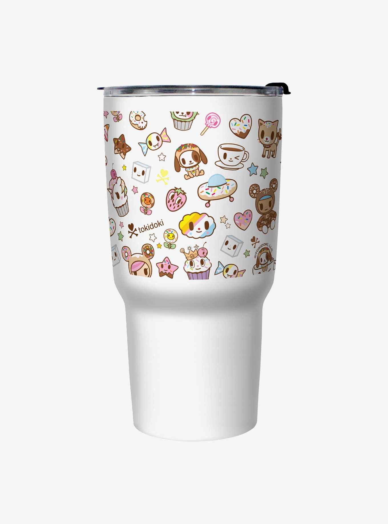 Tokidoki Toki Donutella Pattern Travel Mug, , hi-res