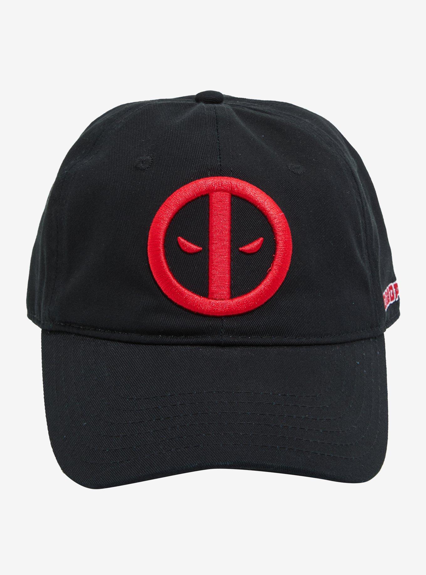 Marvel Deadpool Red Logo Dad Cap, , hi-res