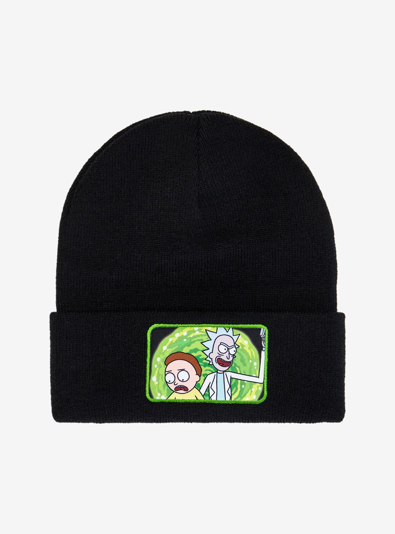 Rick And Morty Duo Patch Beanie, , hi-res