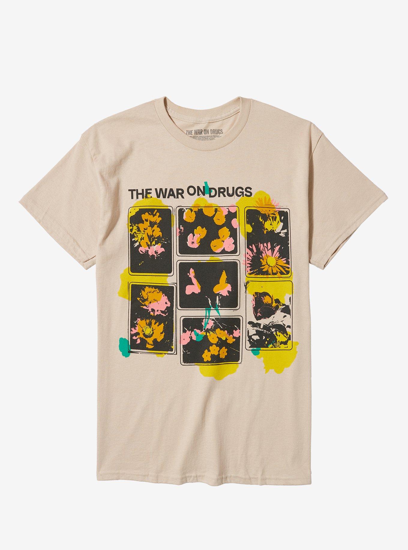 The War On Drugs Floral Squares T-Shirt, , hi-res