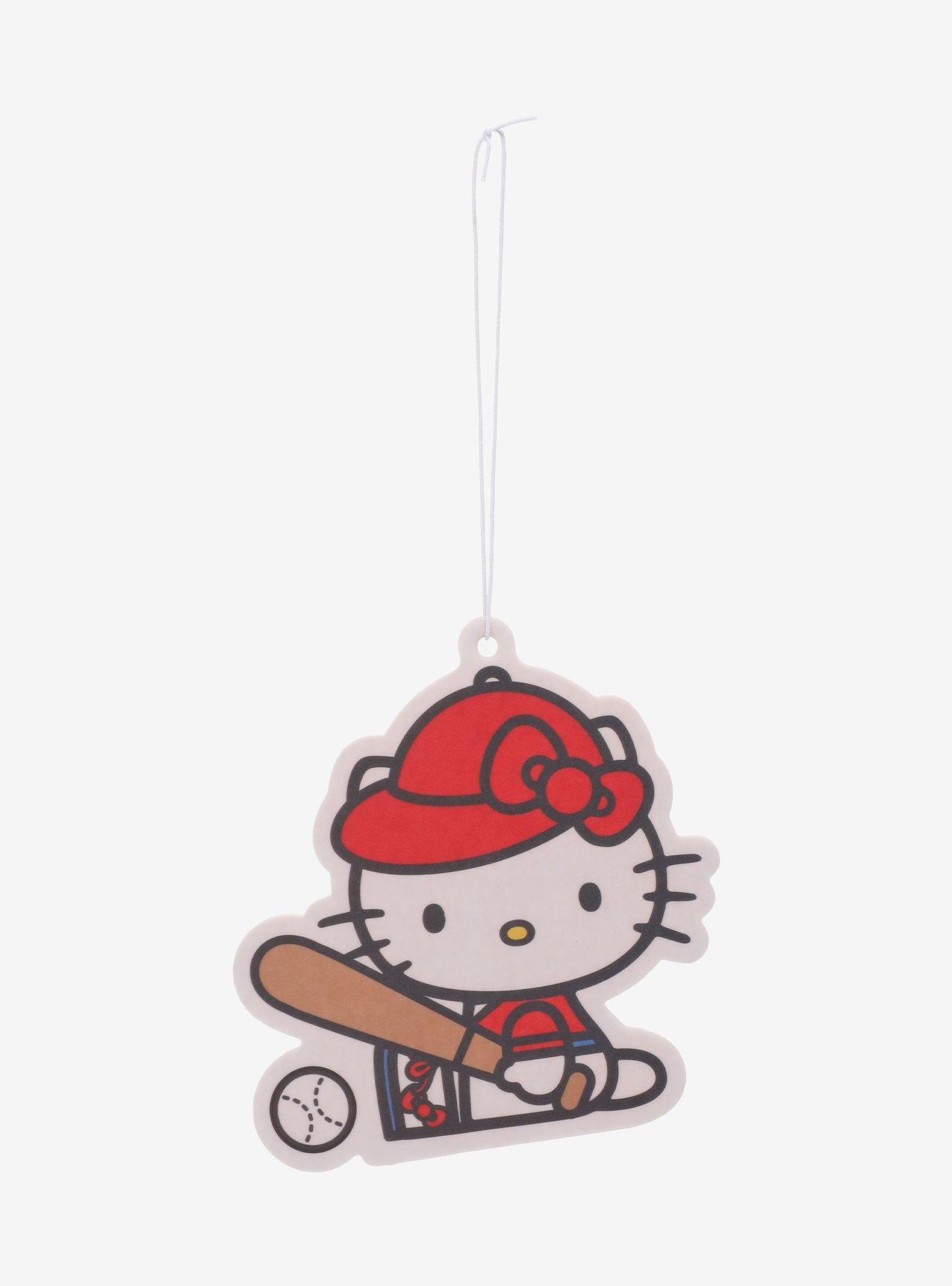 Sanrio Hello Kitty Baseball Bubblegum Scented Air Freshener 
