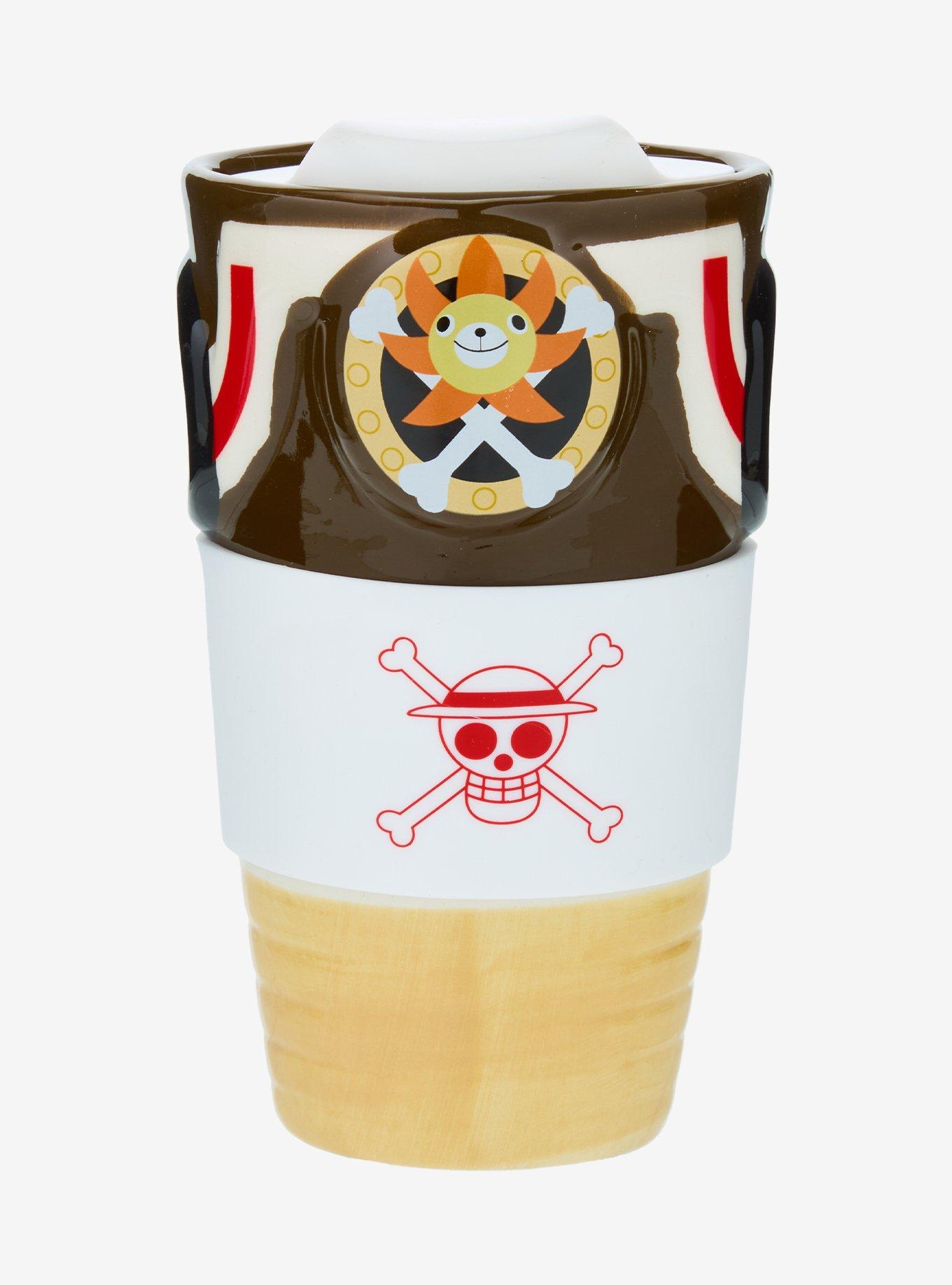 One Piece Thousand Sunny Figural Ceramic Travel Mug, , hi-res