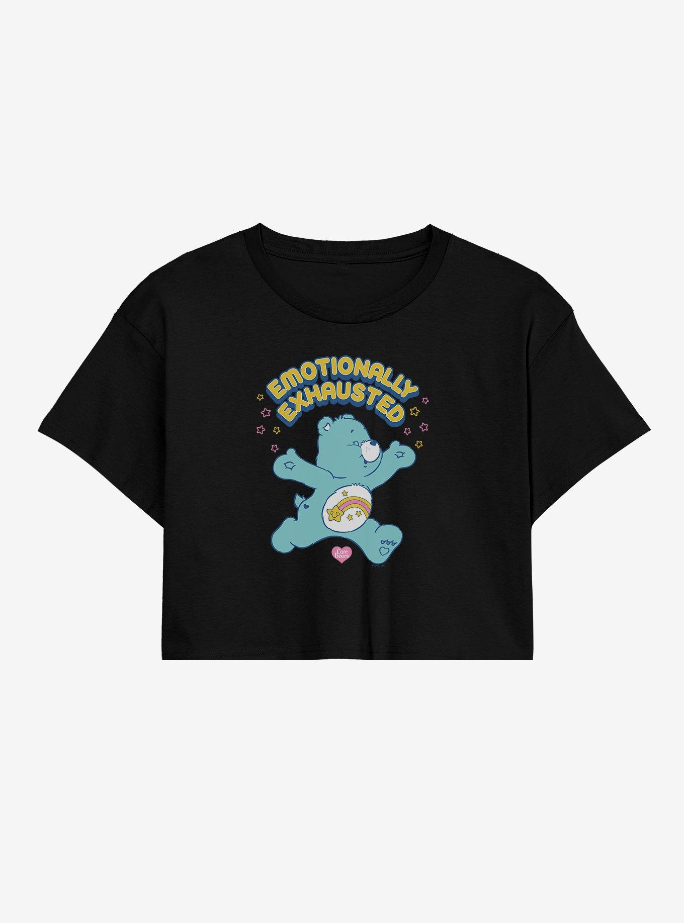 Care Bears Emotionally Exhausted Girls Crop T-Shirt, , hi-res