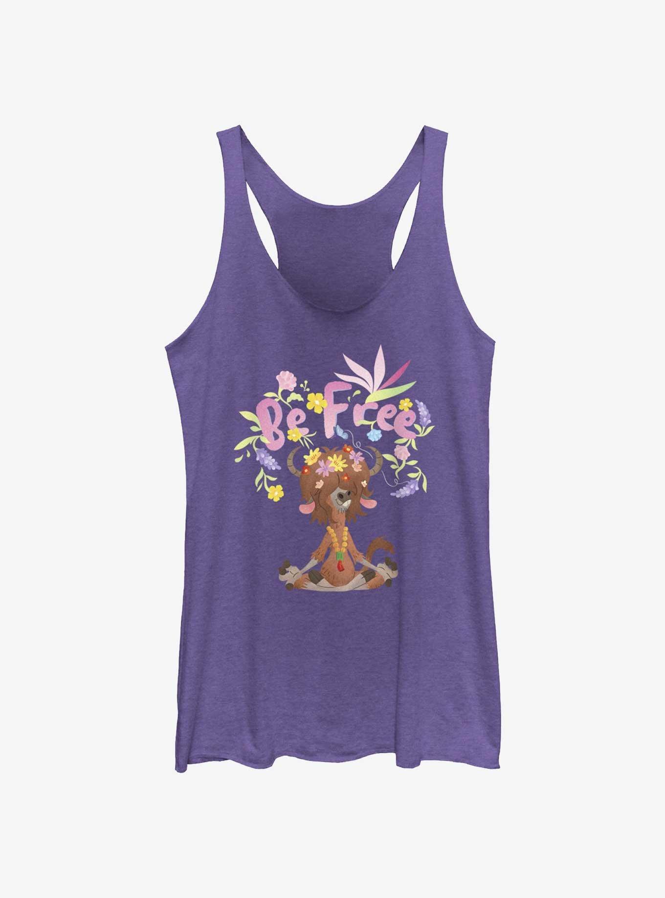 Disney Pixar Zootopia Be Free Womens Tank Top, PUR HTR, hi-res view 1