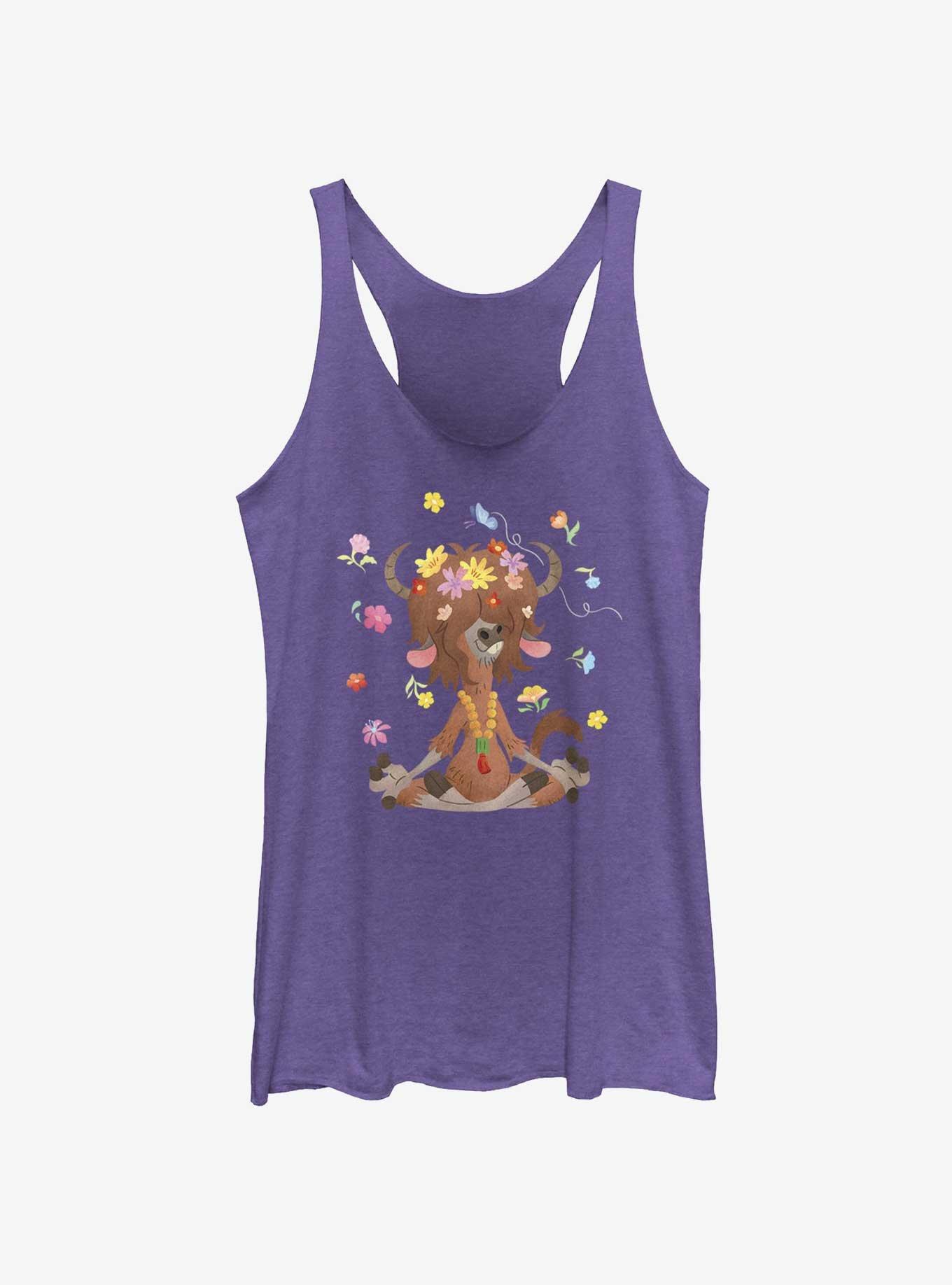 Disney Pixar Zootopia Meditate In Bloom Womens Tank Top, PUR HTR, hi-res