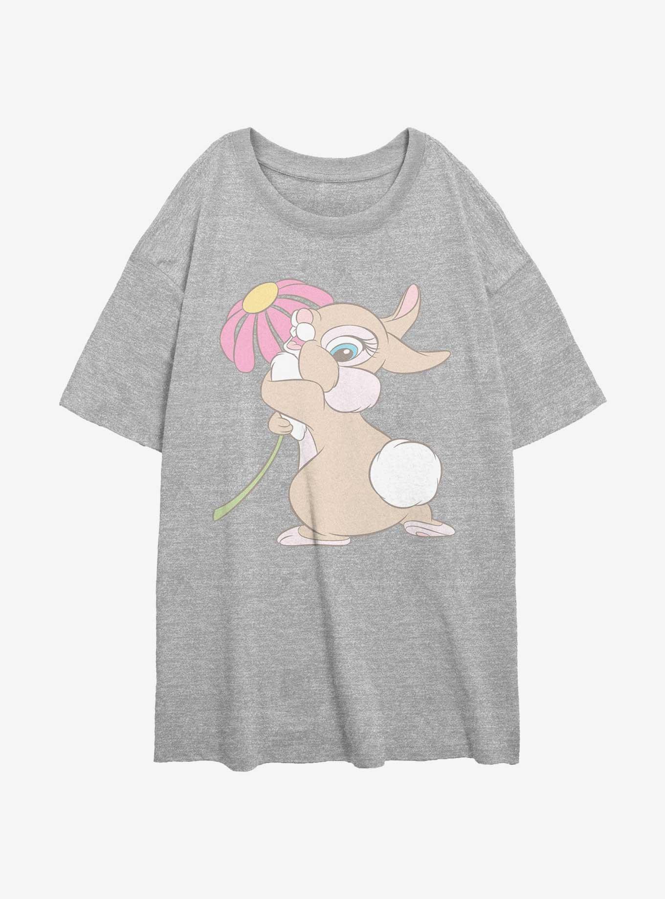 Disney Bambi Flirty Miss Bunny Womens Oversized T-Shirt, , hi-res