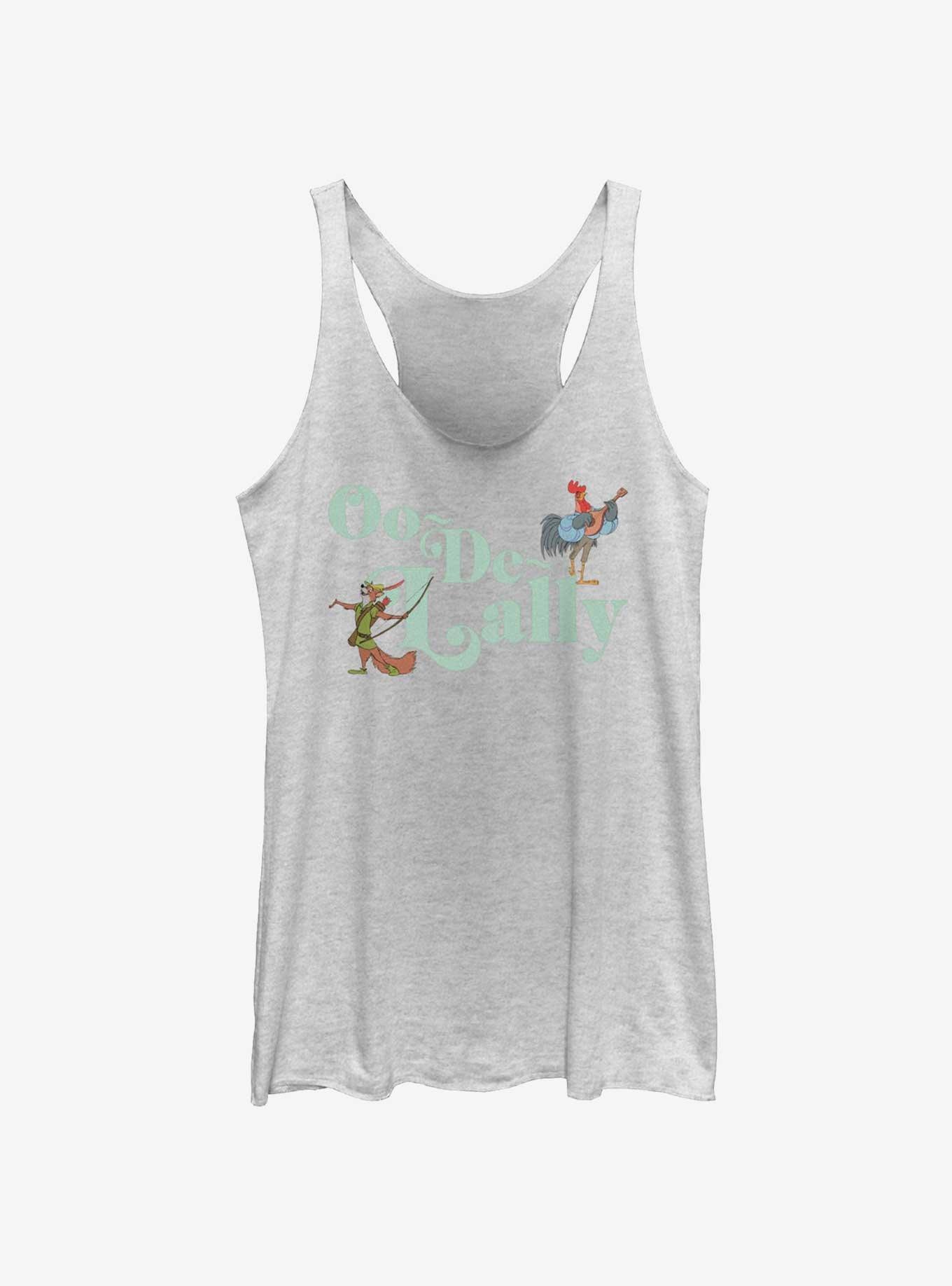 Disney Robin Hood Oo-De-Lally Womens Tank Top, WHITE HTR, hi-res