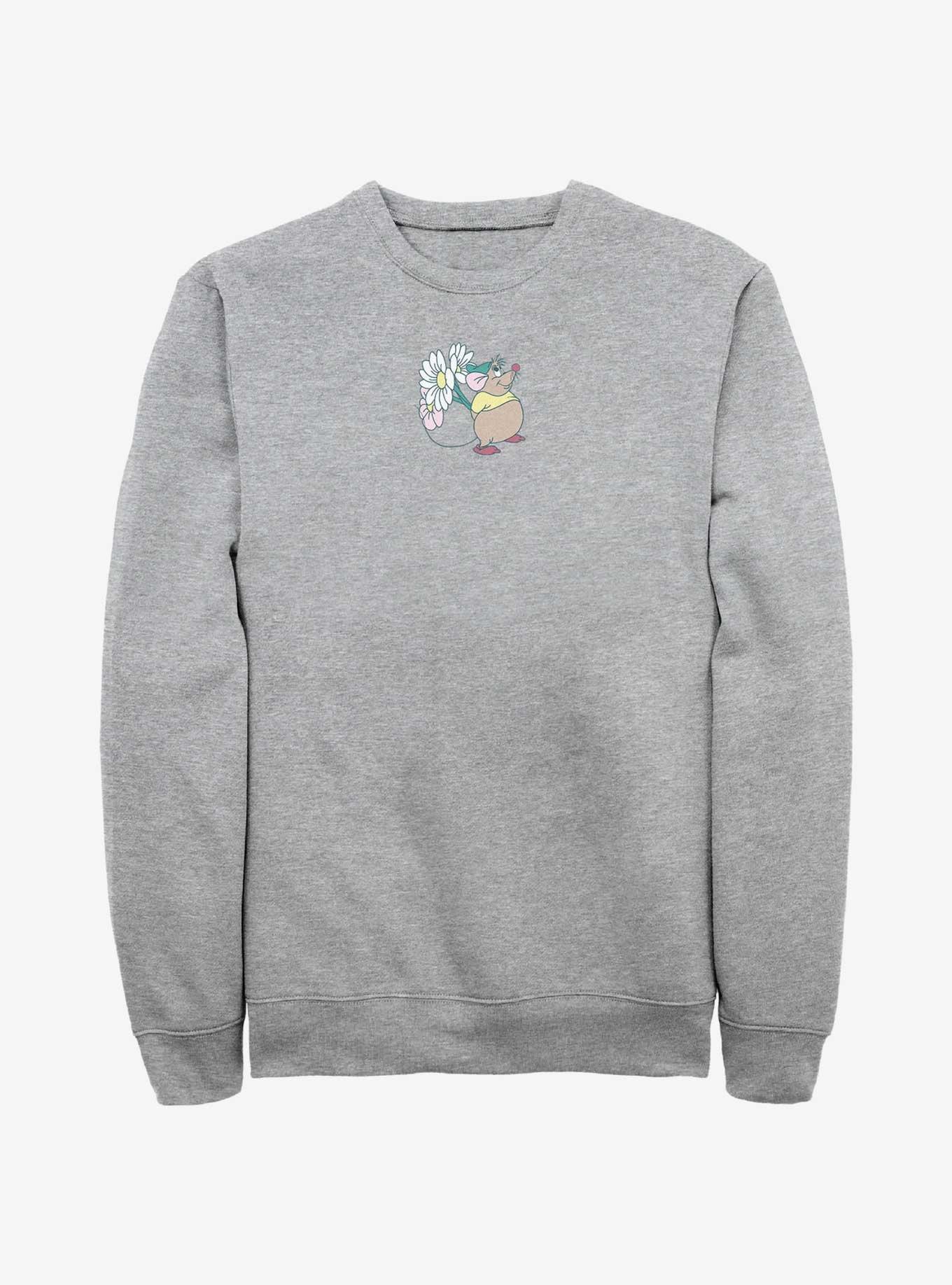 Disney Cinderella Cute Lil Gus Flower Sweatshirt, , hi-res