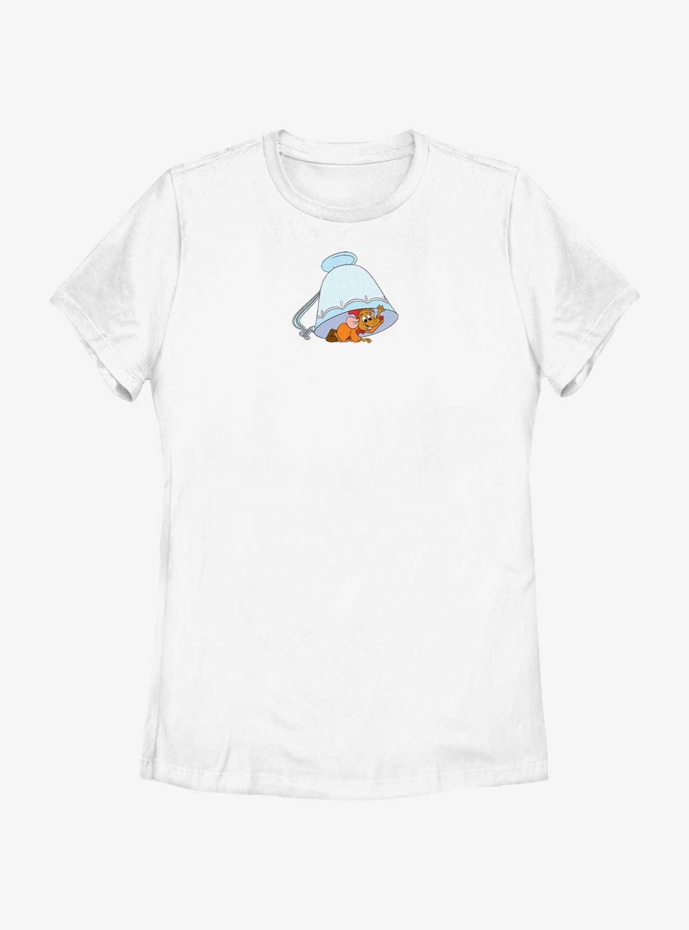 Disney Cinderella Jaq Under The Teacup Womens T-Shirt, WHITE, hi-res