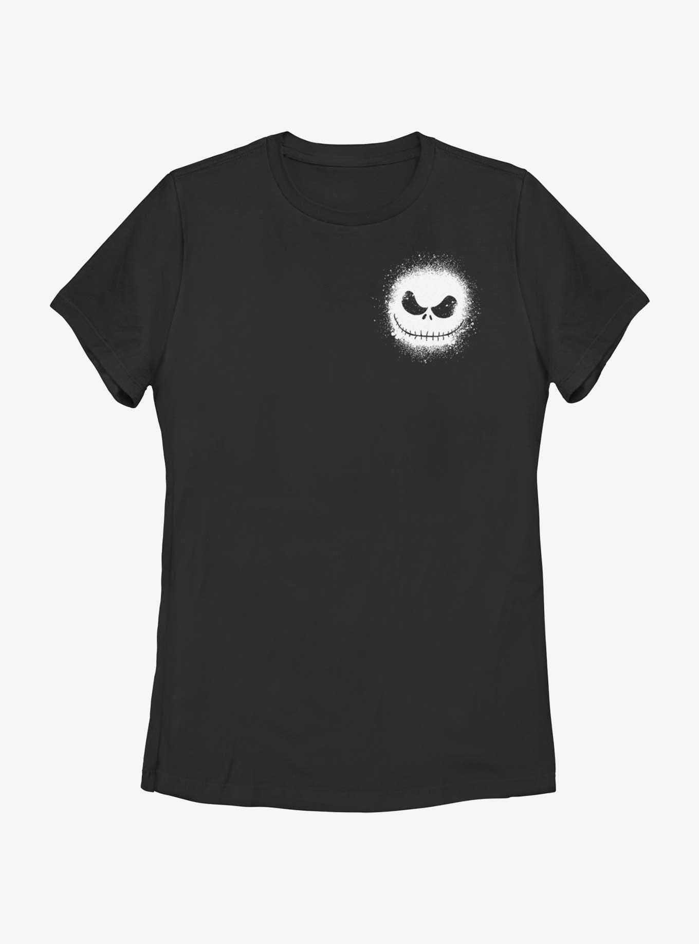 Disney The Nightmare Before Christmas Jack Splatter Pocket Womens T-Shirt, BLACK, hi-res