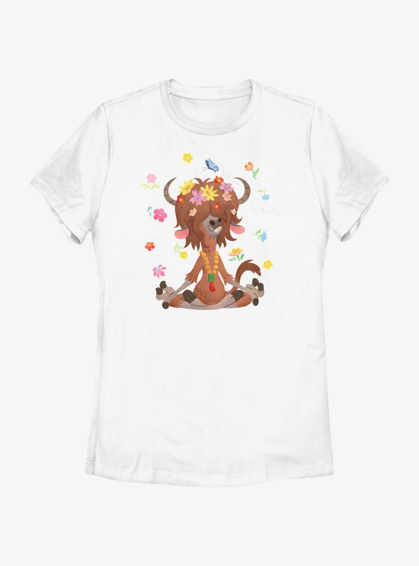 Disney Pixar Zootopia Meditate In Bloom Womens T-Shirt, WHITE, hi-res