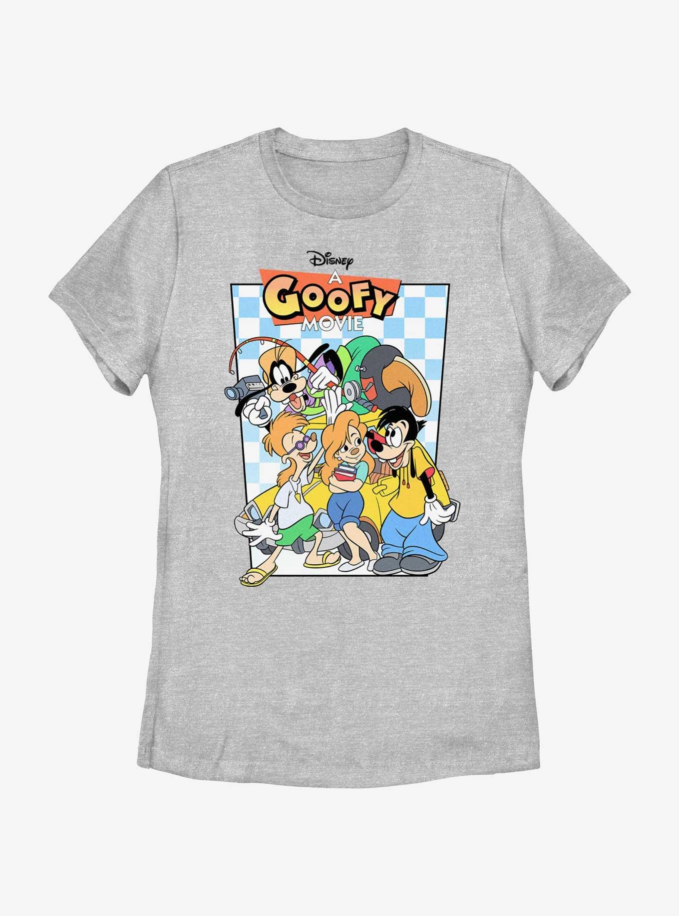 Disney Goofy Movie Faux VHS Womens T-Shirt, ATH HTR, hi-res