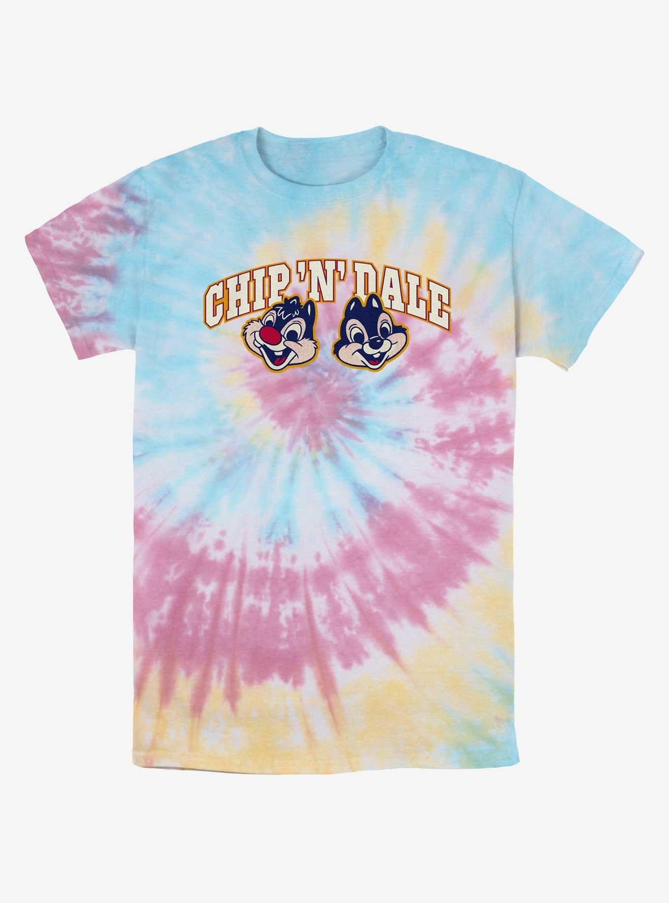 Disney Chip 'N' Dale Smiles Tie-Dye T-Shirt, BLUPNKLY, hi-res
