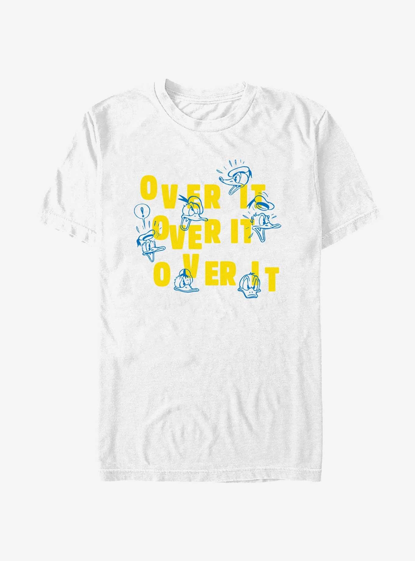 Disney Donald Duck Over It T-Shirt, WHITE, hi-res