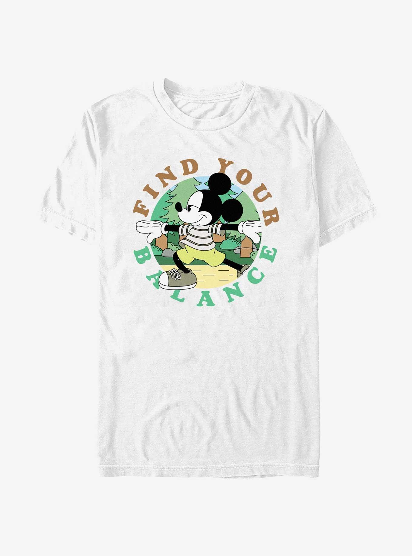 Disney Mickey Mouse Find Your Balance T-Shirt, WHITE, hi-res