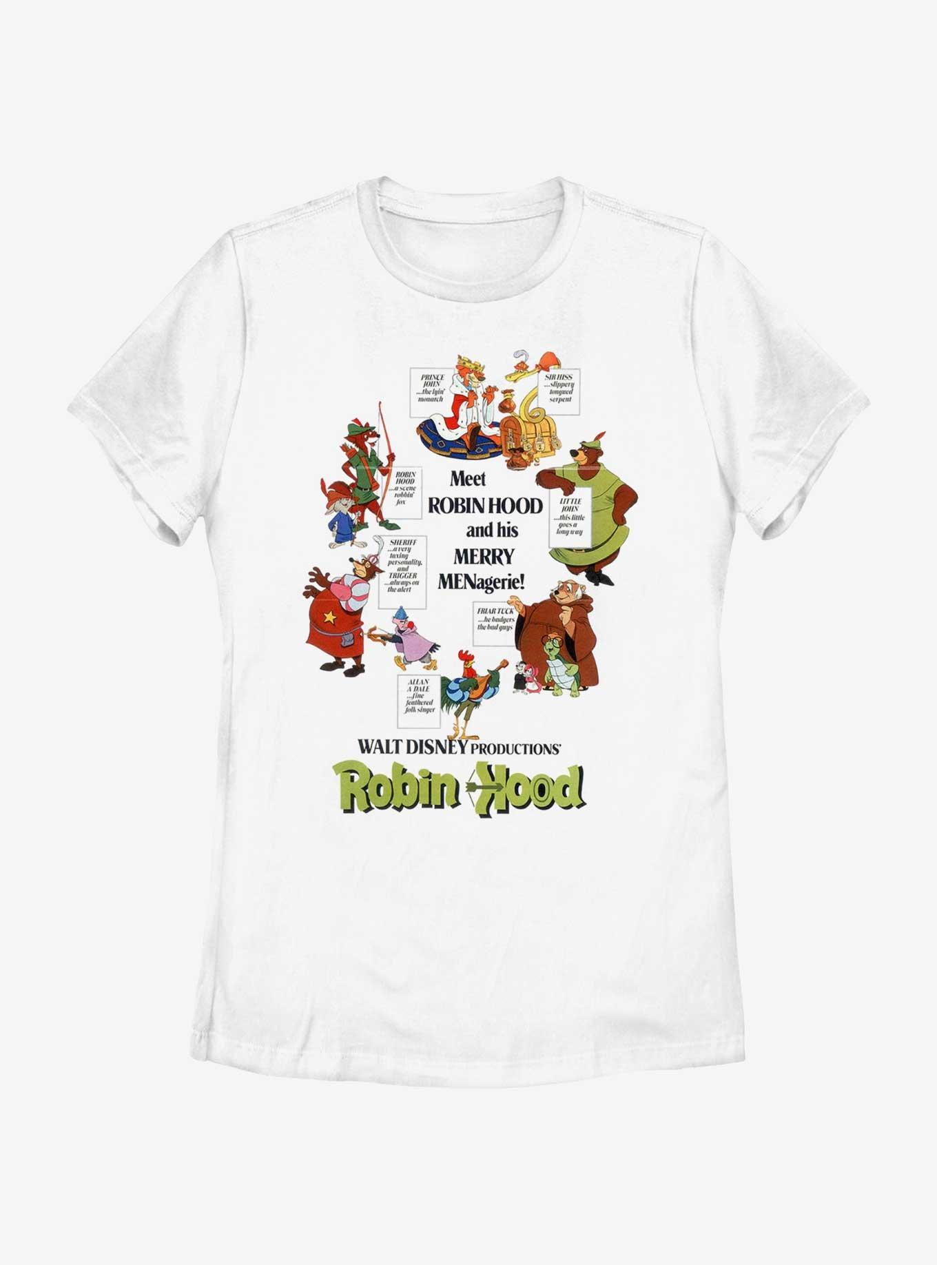 Disney Robin Hood Meet Womens T-Shirt, WHITE, hi-res