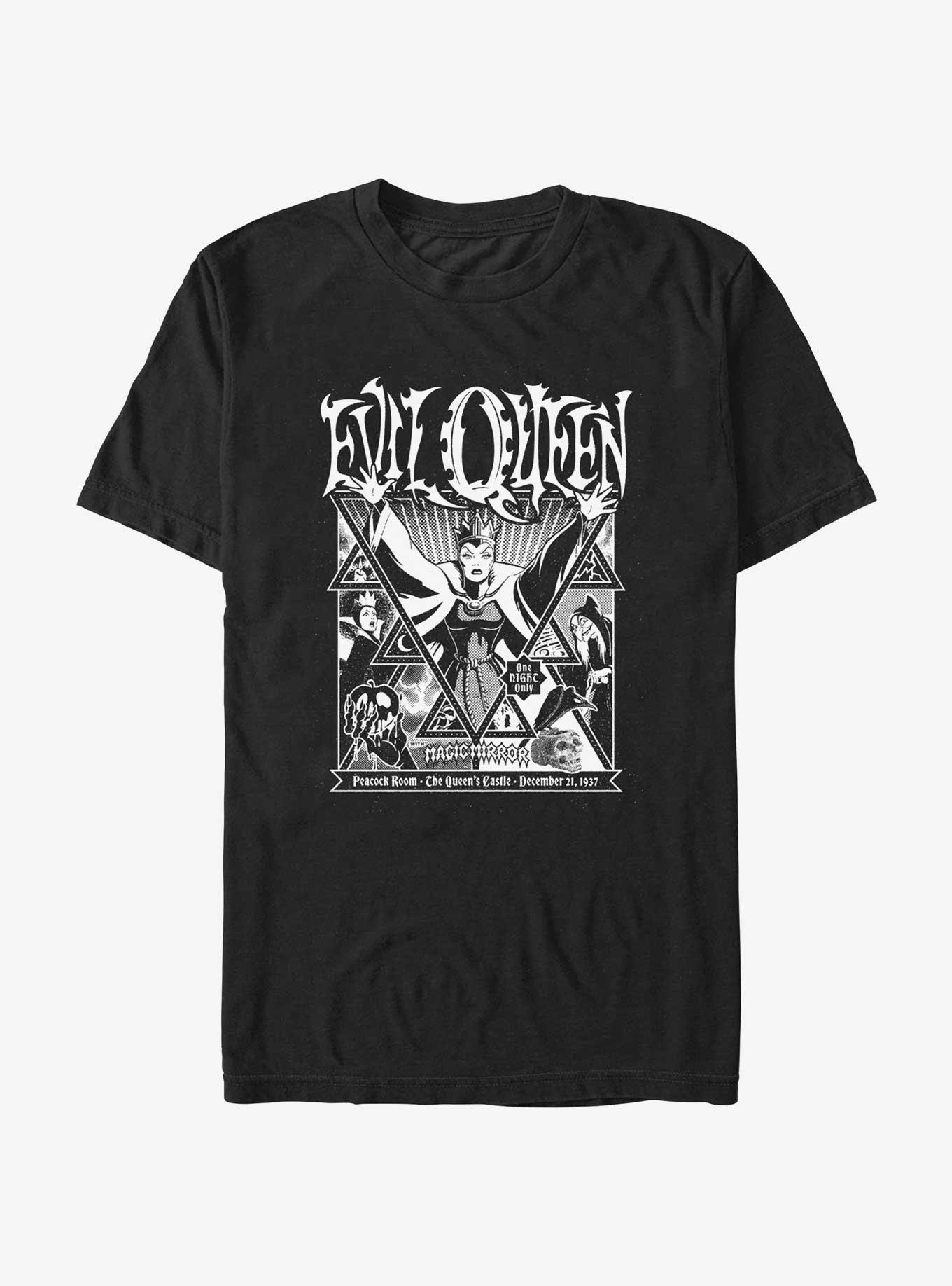 Disney Villains Evil Queen Magic Mirror T-Shirt, BLACK, hi-res