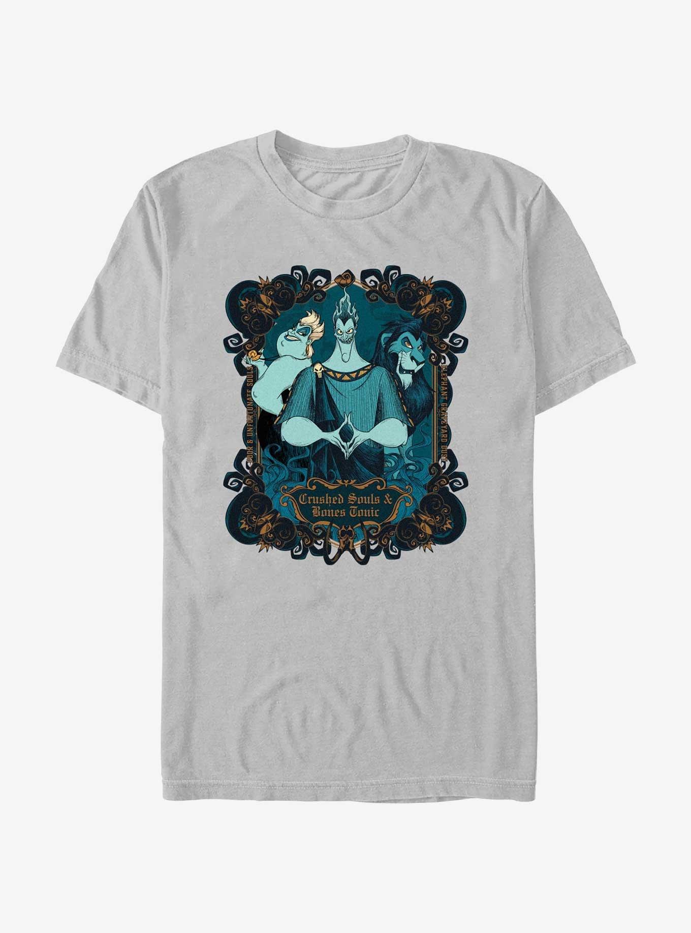 Disney Villains Crushed Souls T-Shirt, SILVER, hi-res