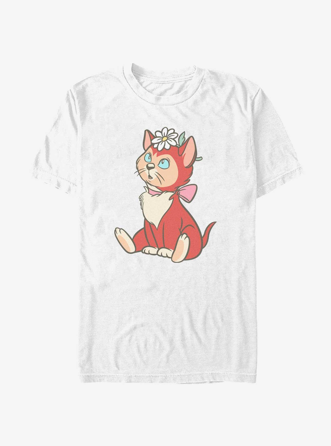 Disney Alice In Wonderland Dinah Pose T-Shirt, WHITE, hi-res