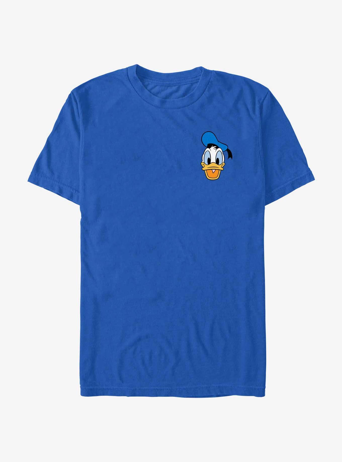 Disney Donald Duck Big Face Donald Pocket T-Shirt, ROYAL, hi-res