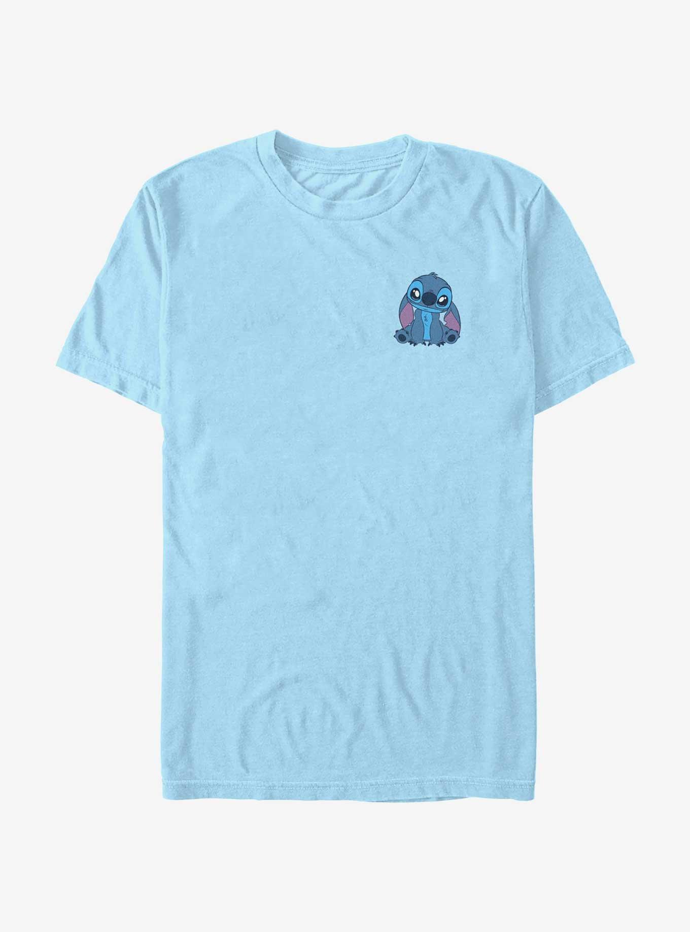 Disney Lilo & Stitch Charming Pocket T-Shirt, LT BLUE, hi-res
