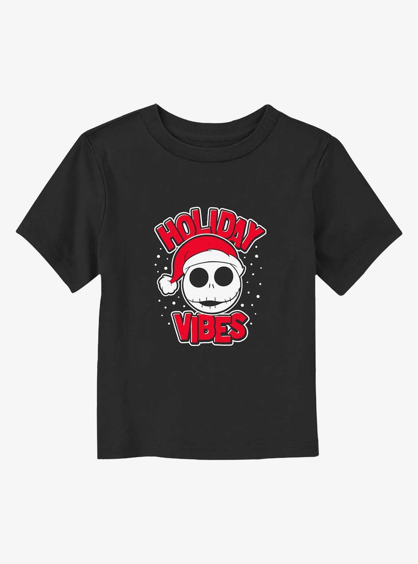 Nightmare Before Christmas Holiday Vibes Jack Toddler T-Shirt, , hi-res