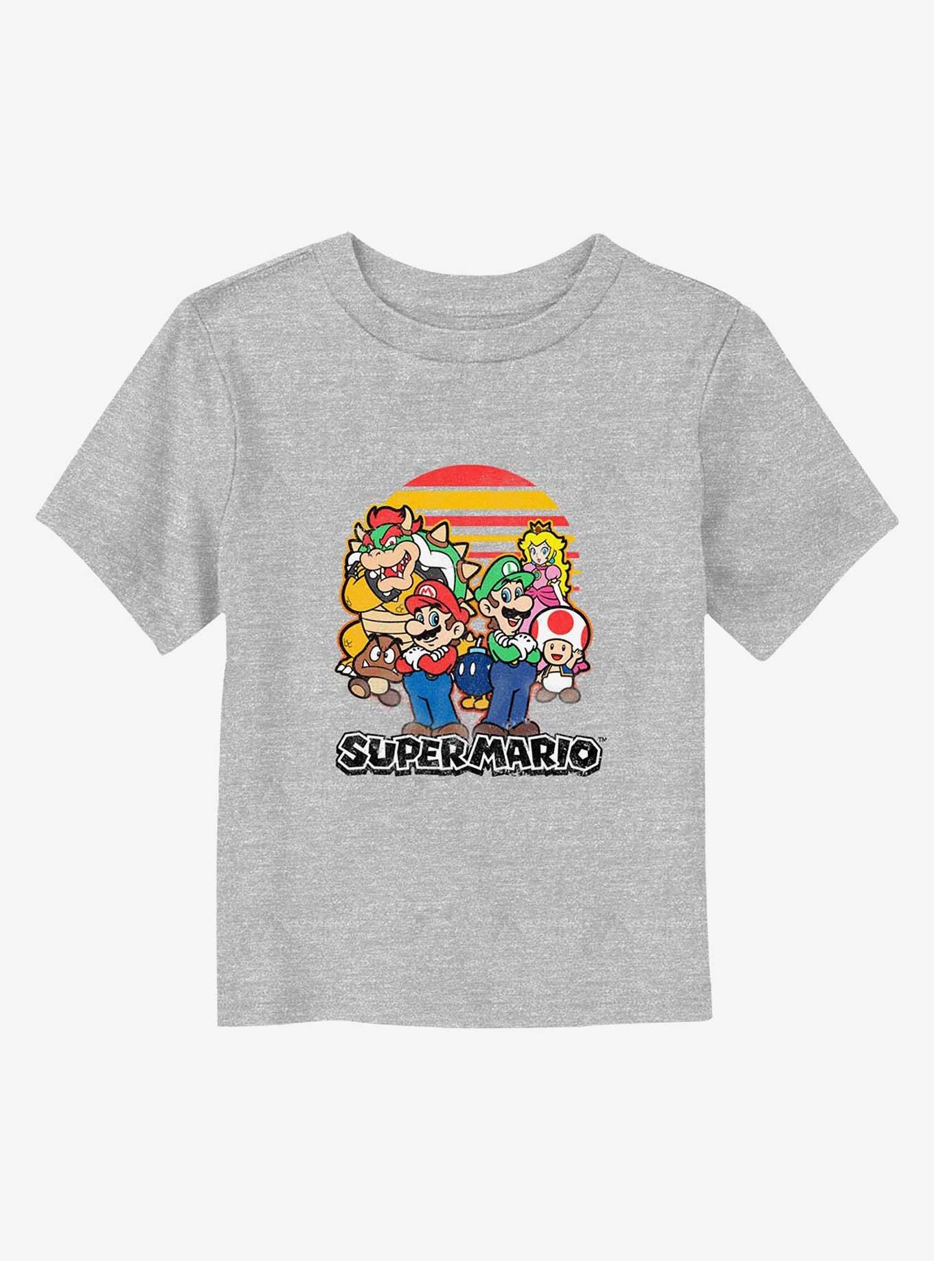 Mario Mario Group Toddler T-Shirt, , hi-res