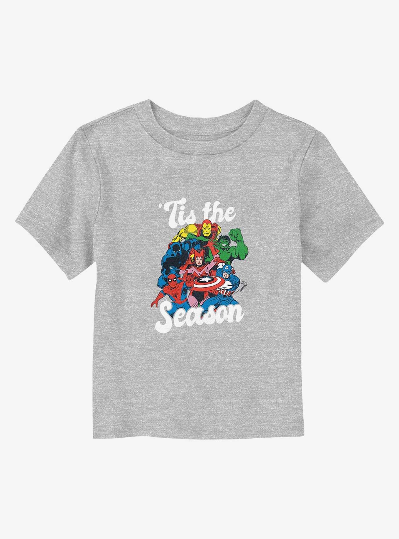 Marvel Marvel Holiday Squad Toddler T-Shirt, ATH HTR, hi-res