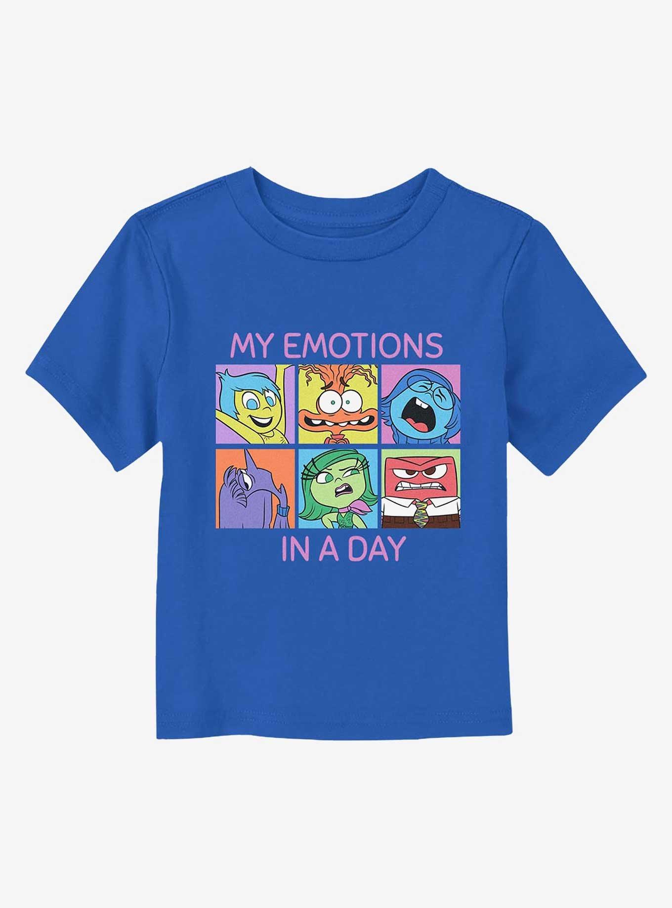 Inside Out 2 My Emotions In A Day Toddler T-Shirt, , hi-res