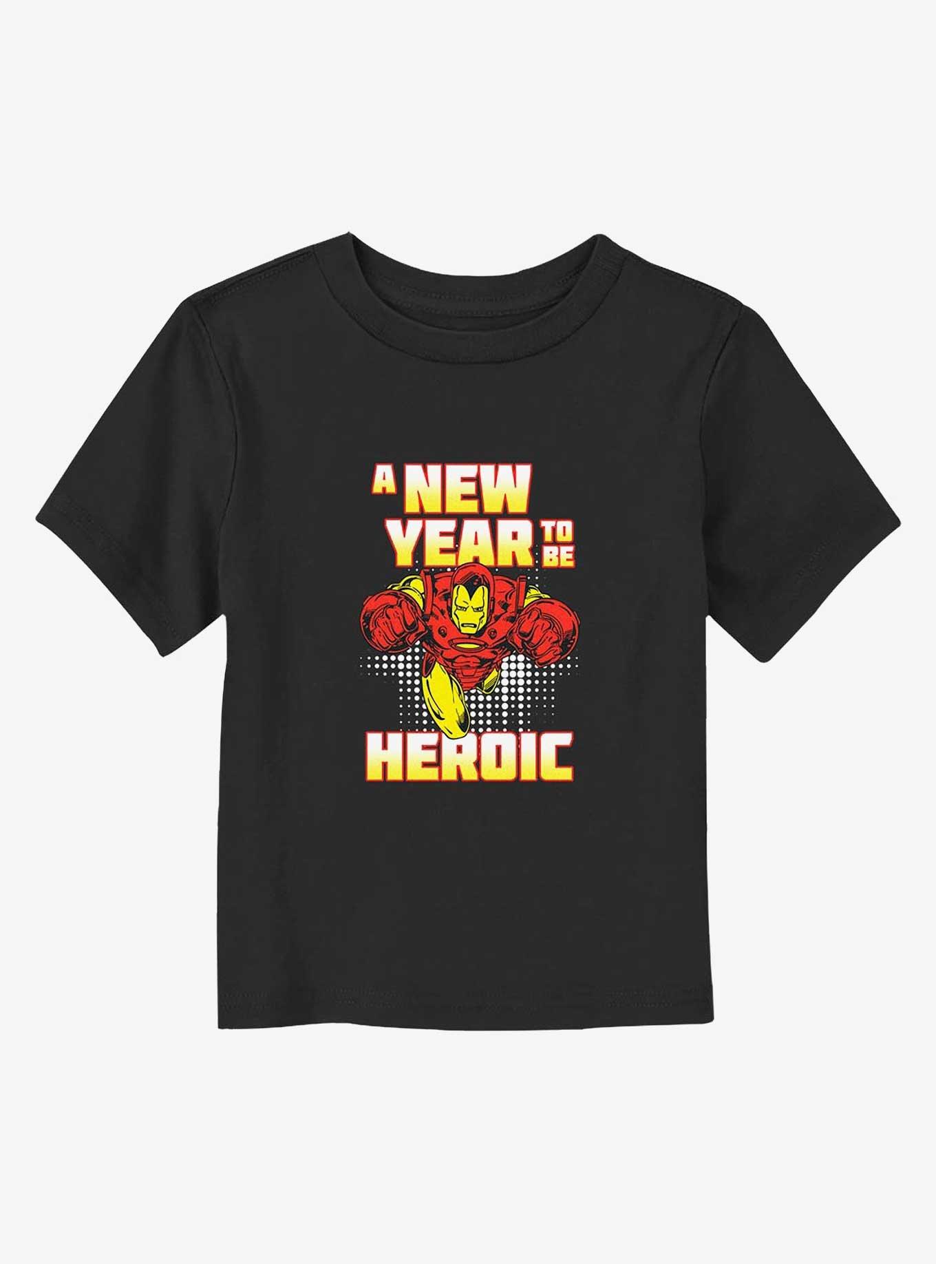 Marvel New Year Iron Man Toddler T-Shirt, , hi-res