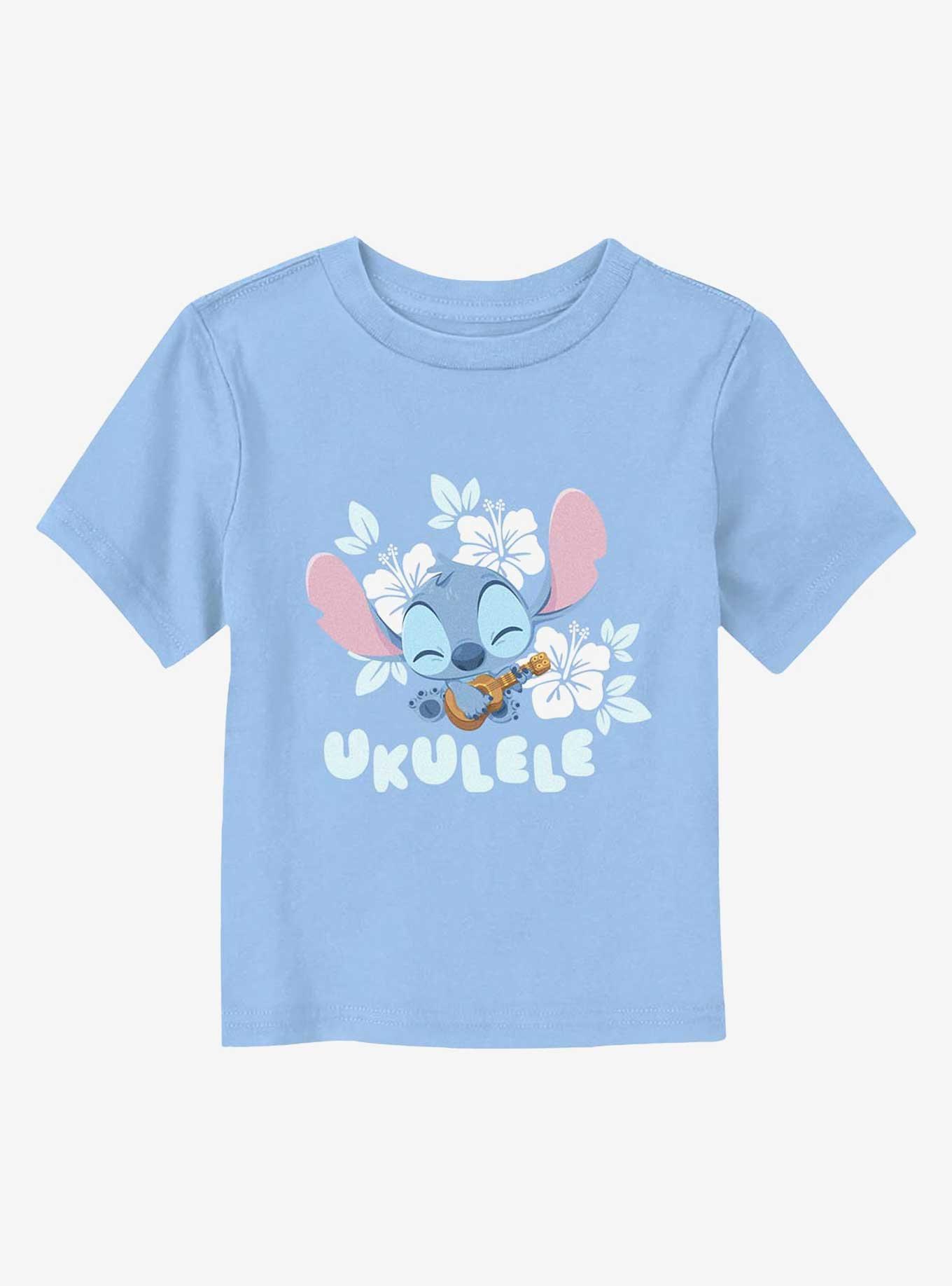 Lilo And Stitch Stitch With Ukulele Toddler T-Shirt, , hi-res