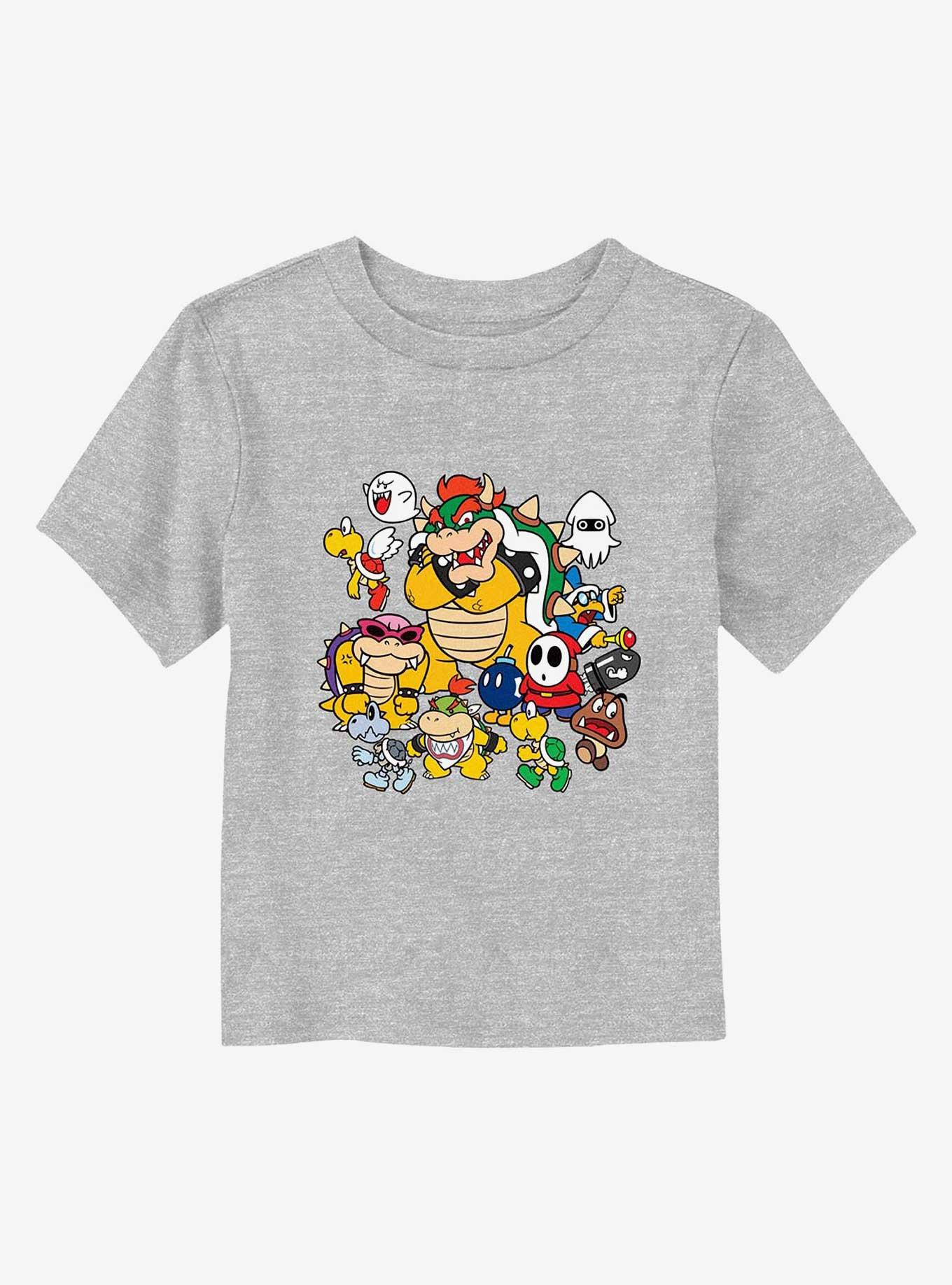 Mario Villain Stack Toddler T-Shirt, , hi-res