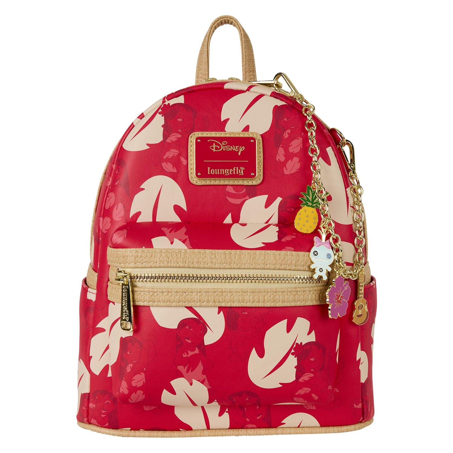 Loungefly Disney Lilo & Stitch Lilo Dress Figural Mini Backpack with Charm, , hi-res