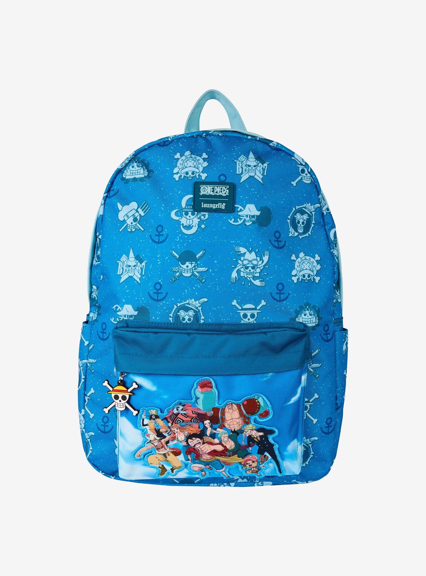 Loungefly One Piece Allover Print Nylon Backpack, , hi-res