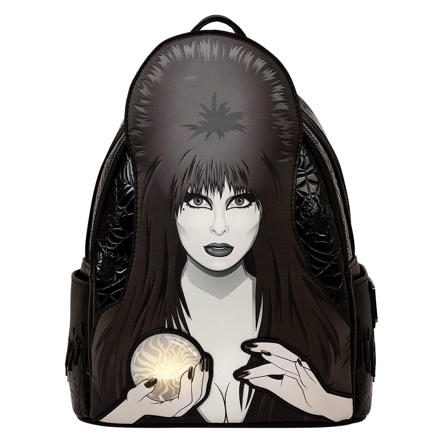 Loungefly Elvira: Mistress of the Dark Light-Up Mini Backpack, , hi-res