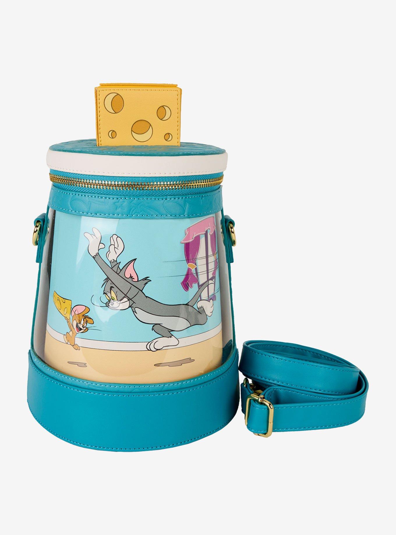 Loungefly Tom and Jerry Chase Scene Spinning Crossbody Bag, , hi-res