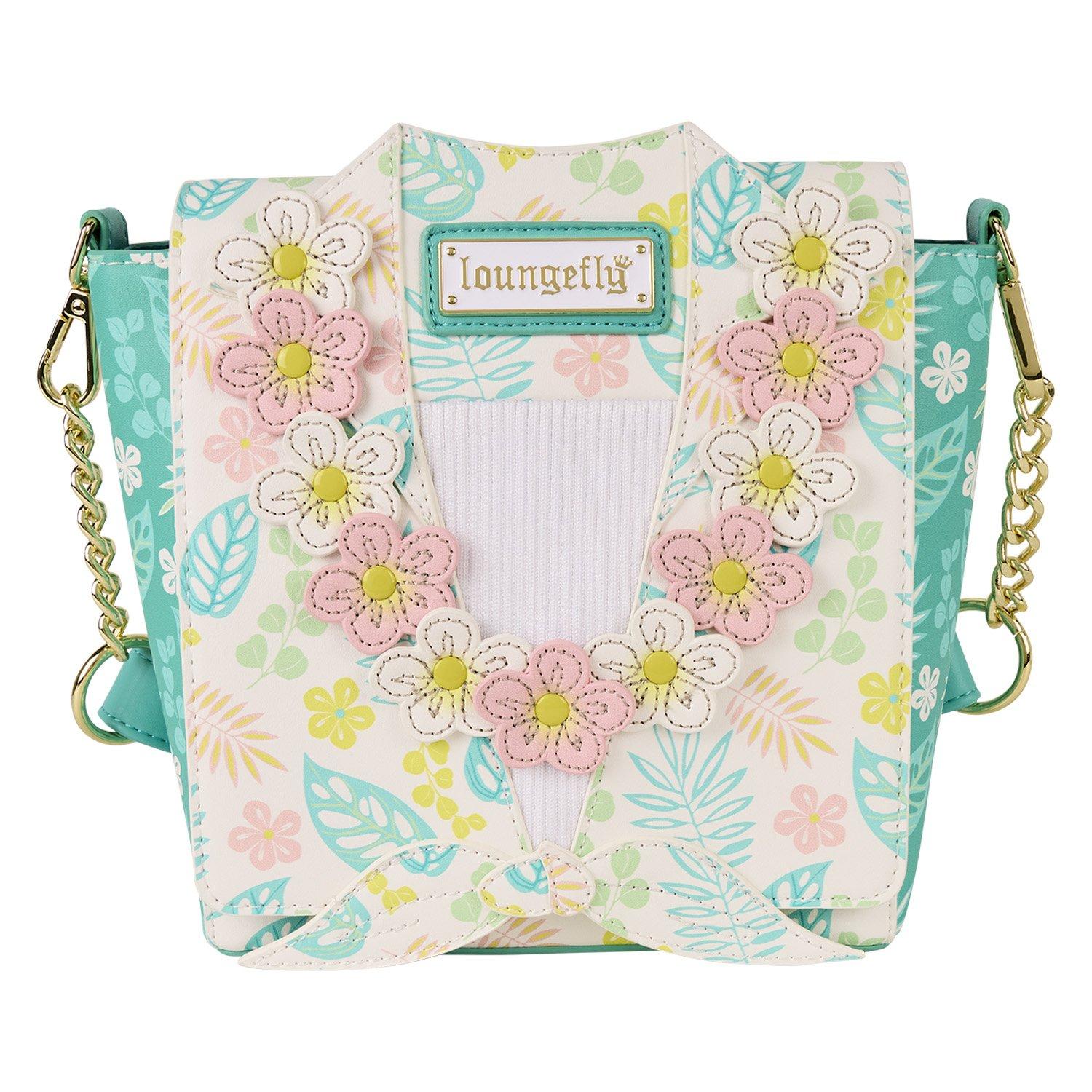 Loungefly Tropical Shirt Lei Crossbody Bag, , hi-res