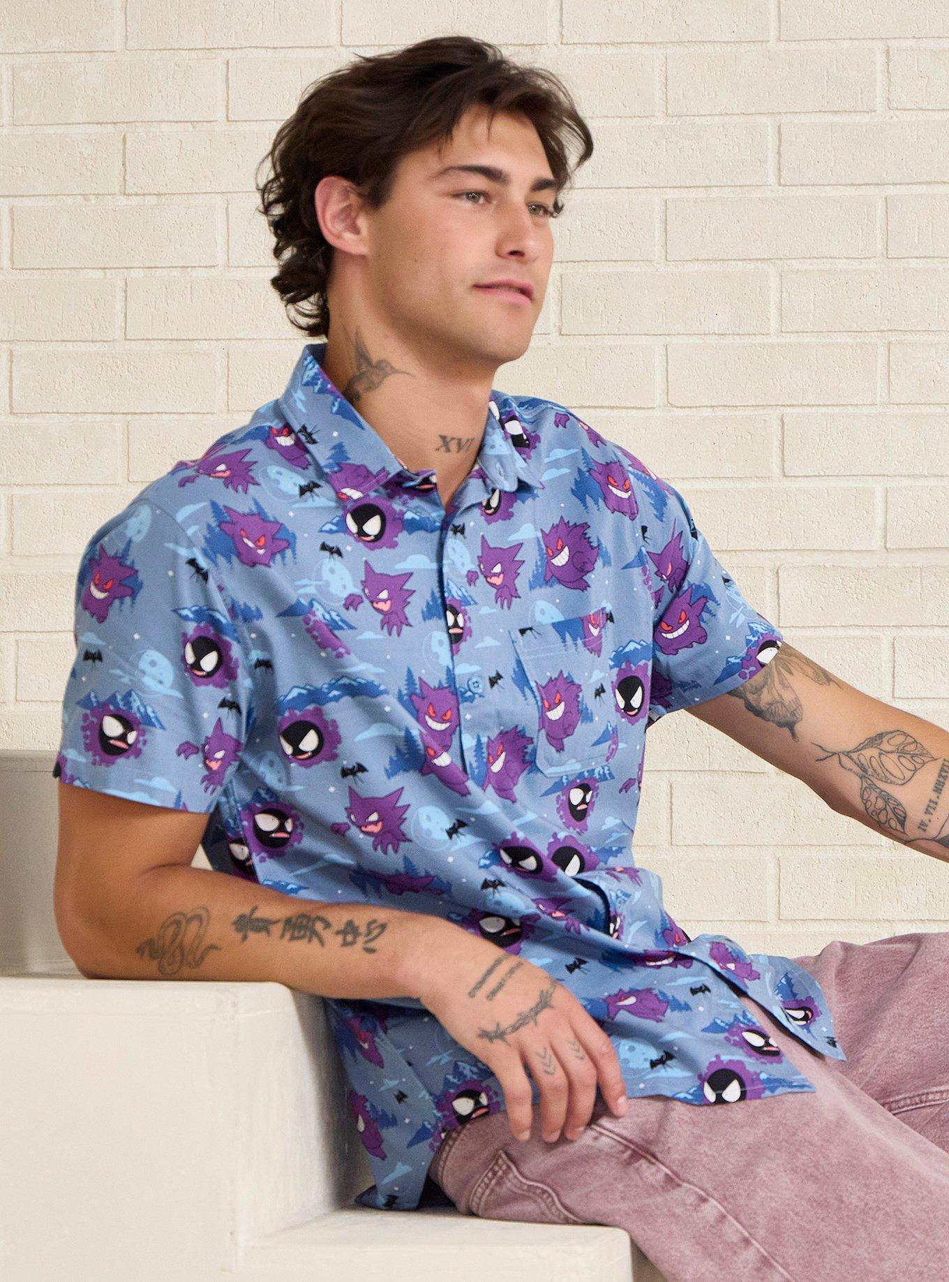 pokemon dress shirts Pokmon Dress Button Down Shirt, Original Stitch 100% Cotton Made in Japan  Charizard, Charmander & Growlith Collar, in Original Box
