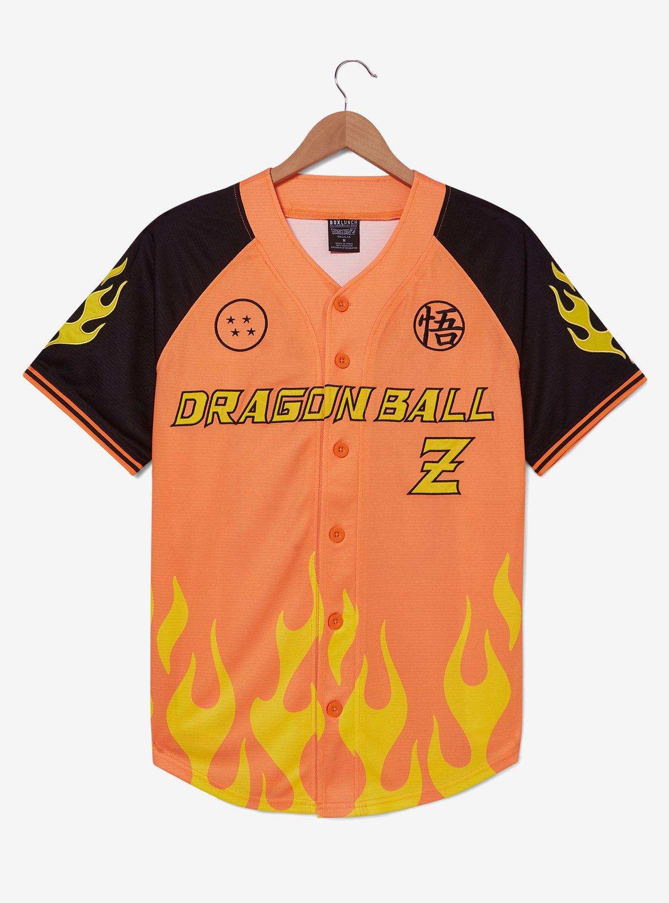 Dragon Ball Z Flame Baseball Jersey - BoxLunch Exclusive, , hi-res