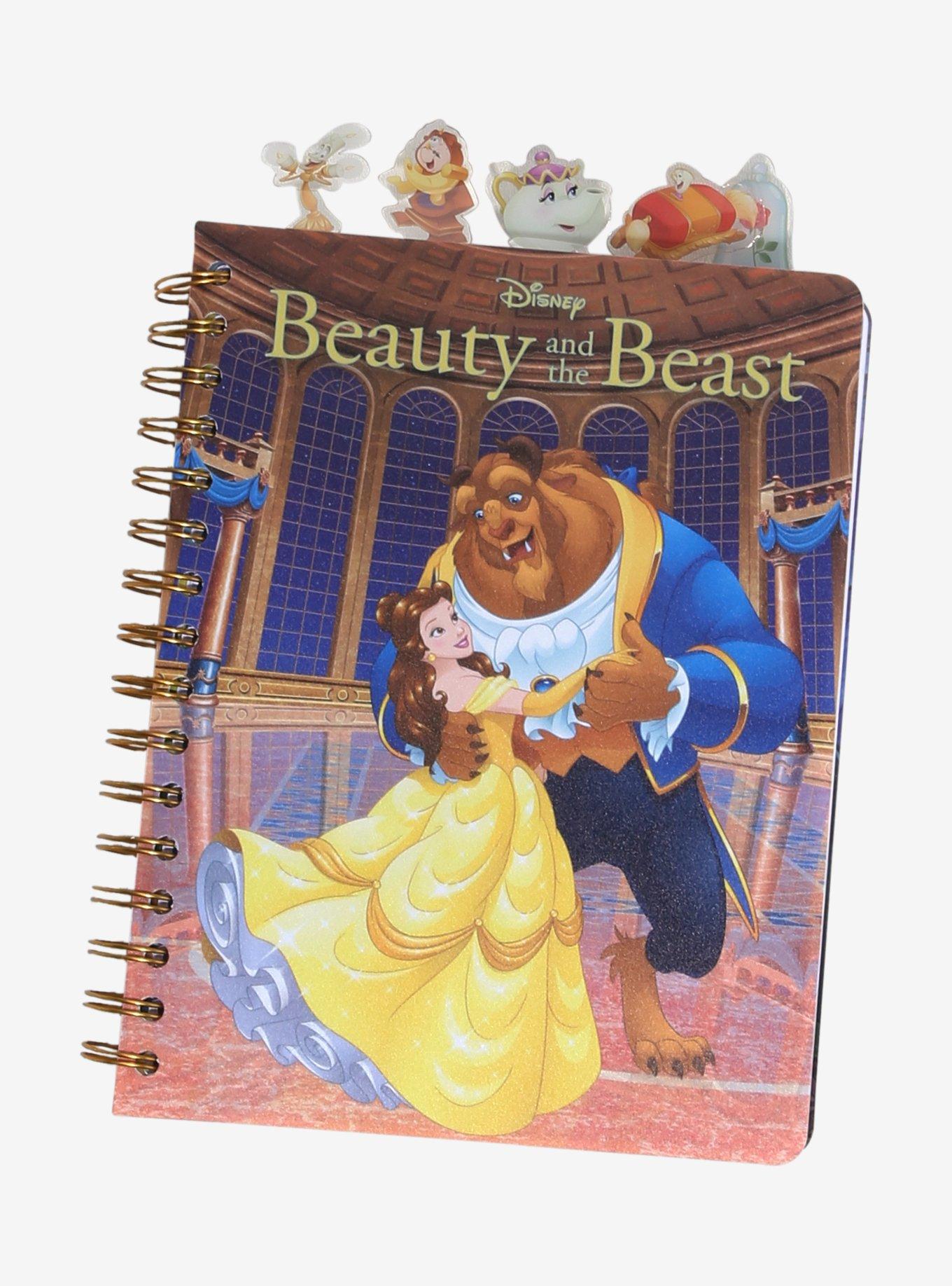 Disney Beauty and the Beast VHS Cover Figural Tab Journal - BoxLunch Exclusive, , hi-res
