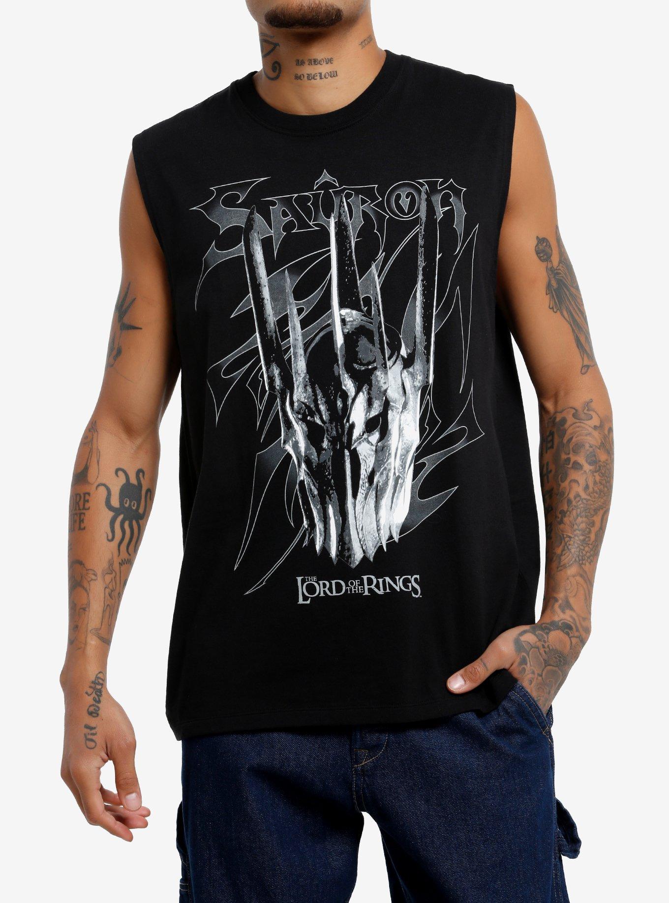 The Lord Of The Rings Sauron Helmet Muscle Tank Top, , hi-res