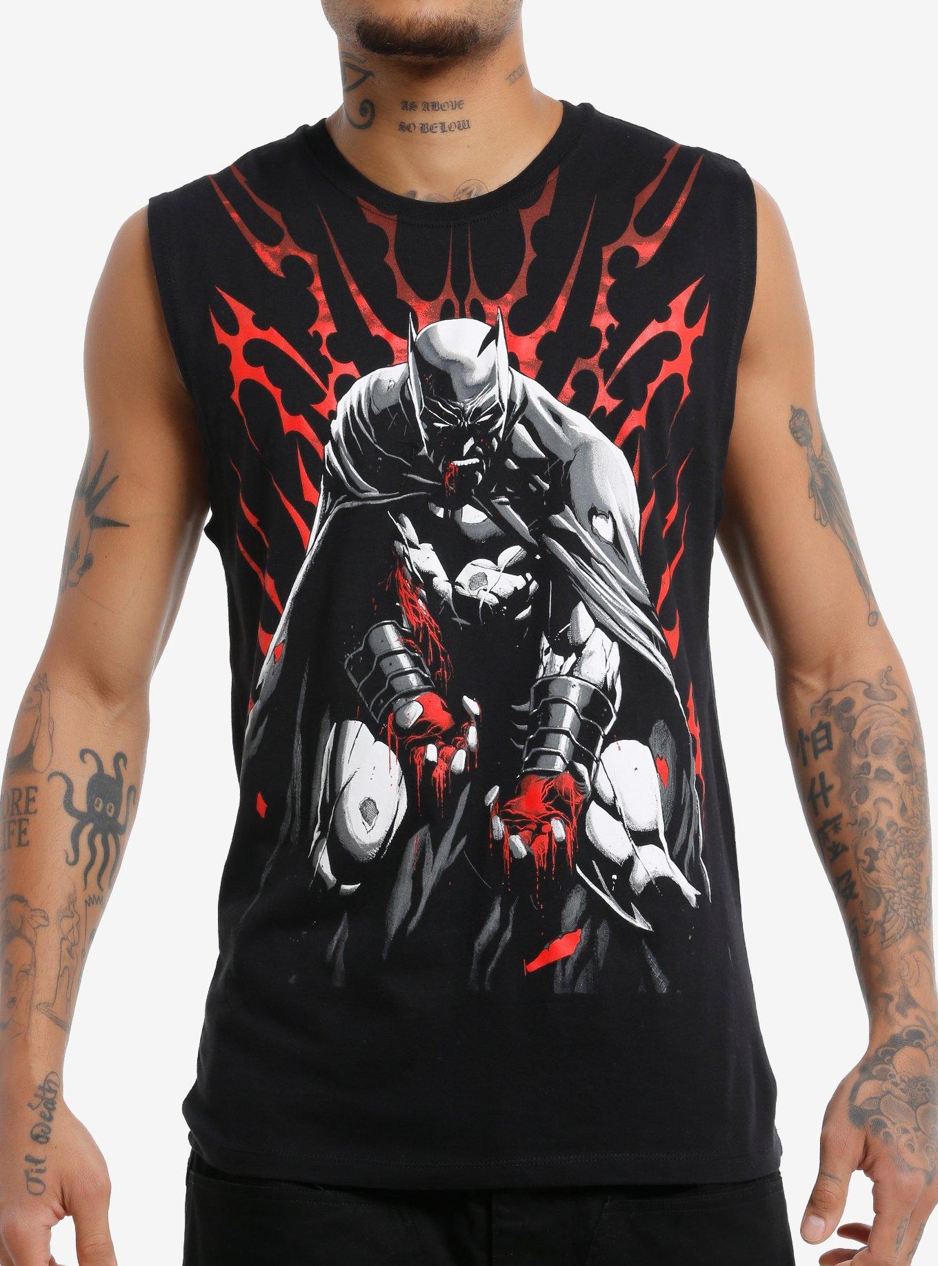 DC Comics Batman Blood Metal Muscle Tank Top, , hi-res